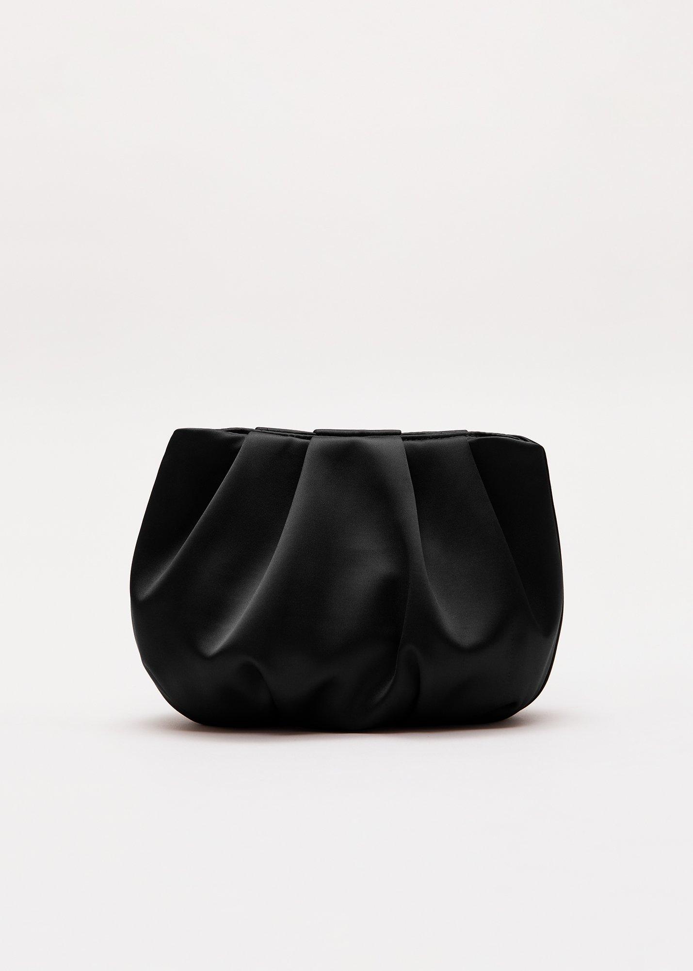 Satin Cloud Clutch Bag
