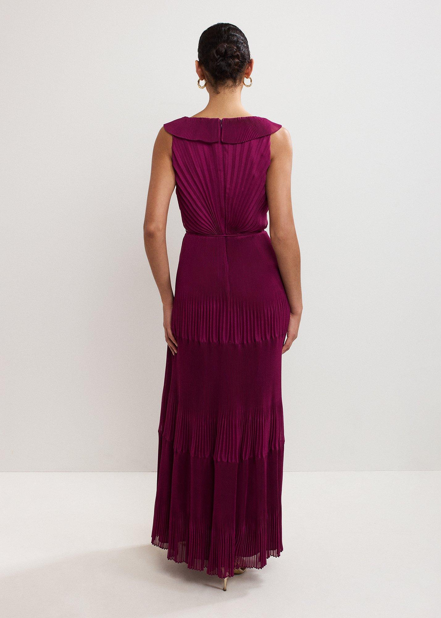 Klana Burgundy Dress