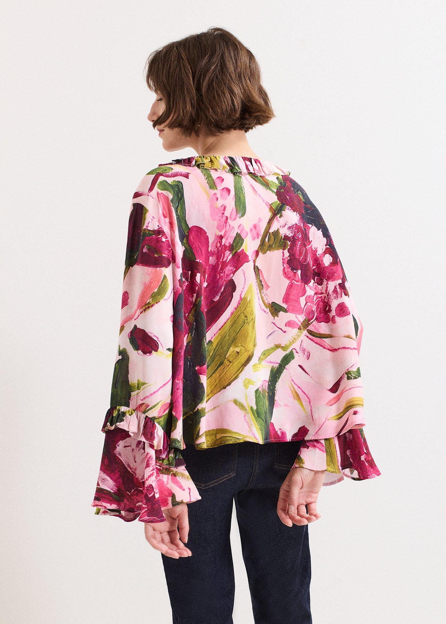 Petite Andi Floral Blouse