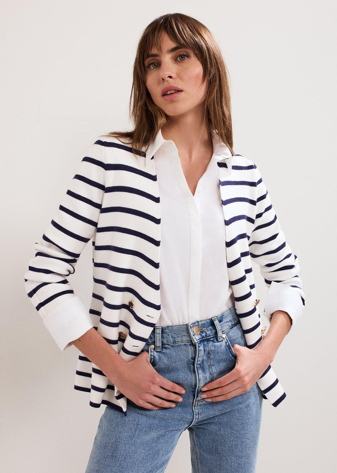 Clara Stripe Blazer