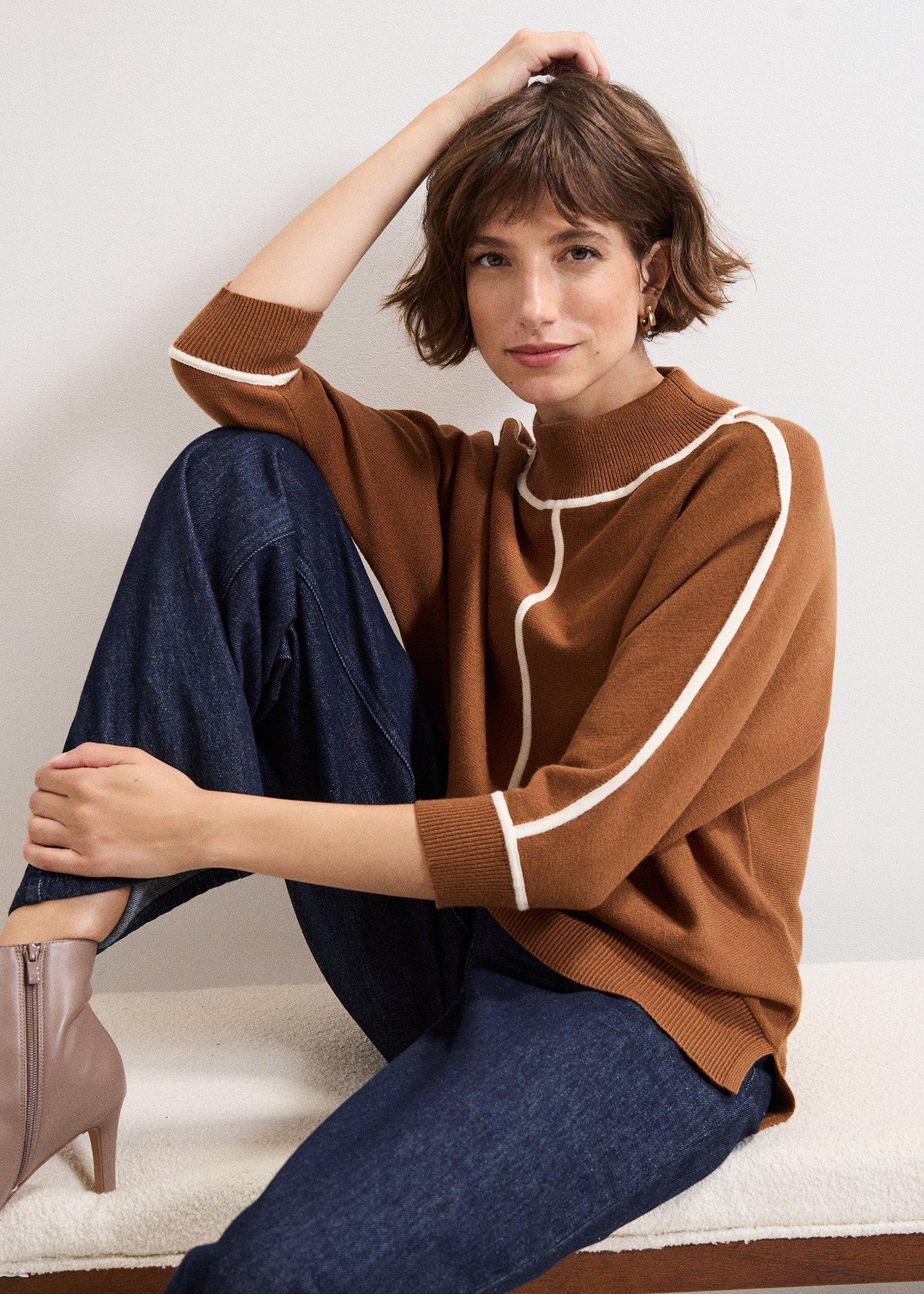 ${product-id}-Hallie Tipped Jumper-Brown-${view-type}
