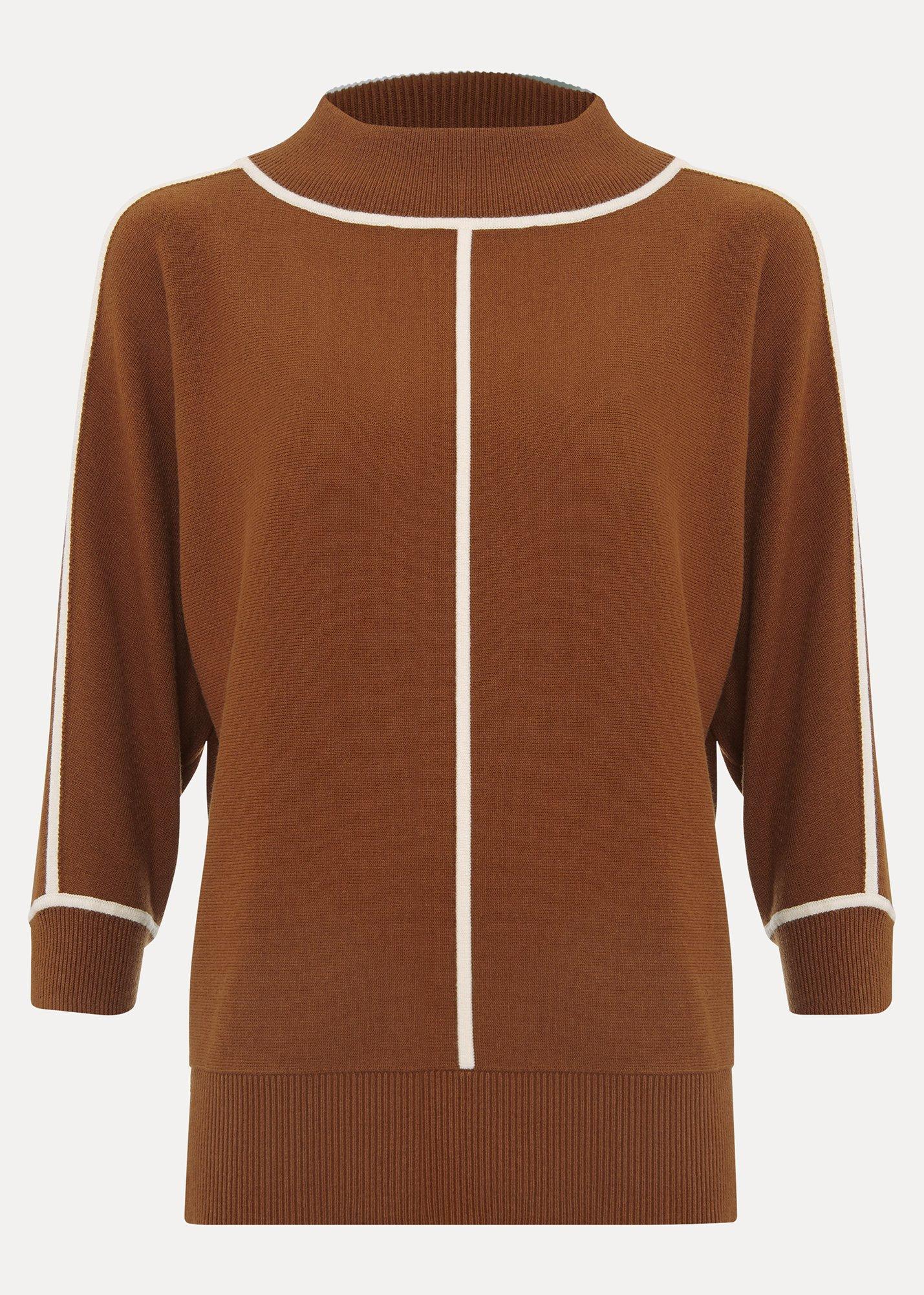 ${product-id}-Hallie Tipped Jumper-Brown-${view-type}