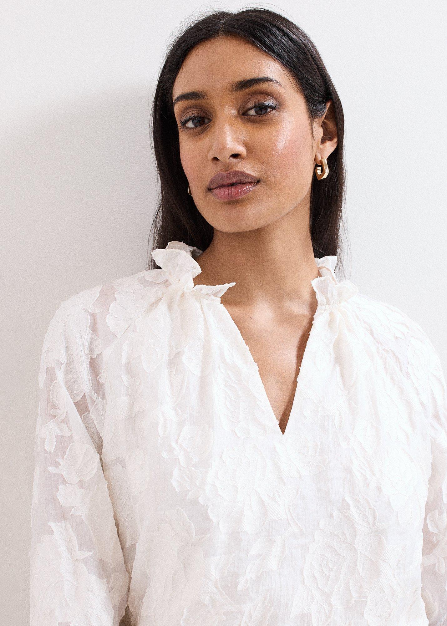 ${product-id}-Amal Textured Blouse-Cream-${view-type}