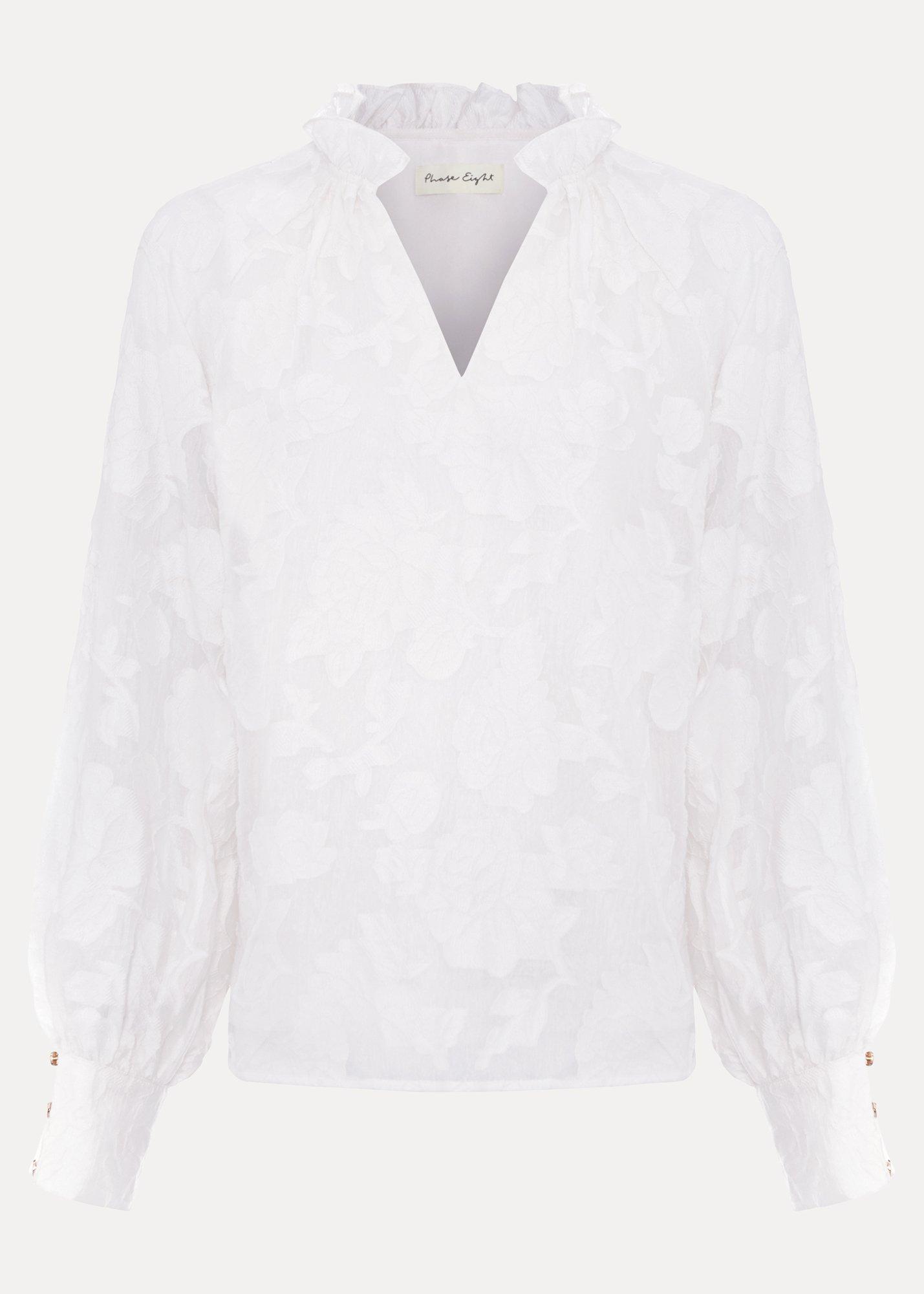 ${product-id}-Amal Textured Blouse-Cream-${view-type}