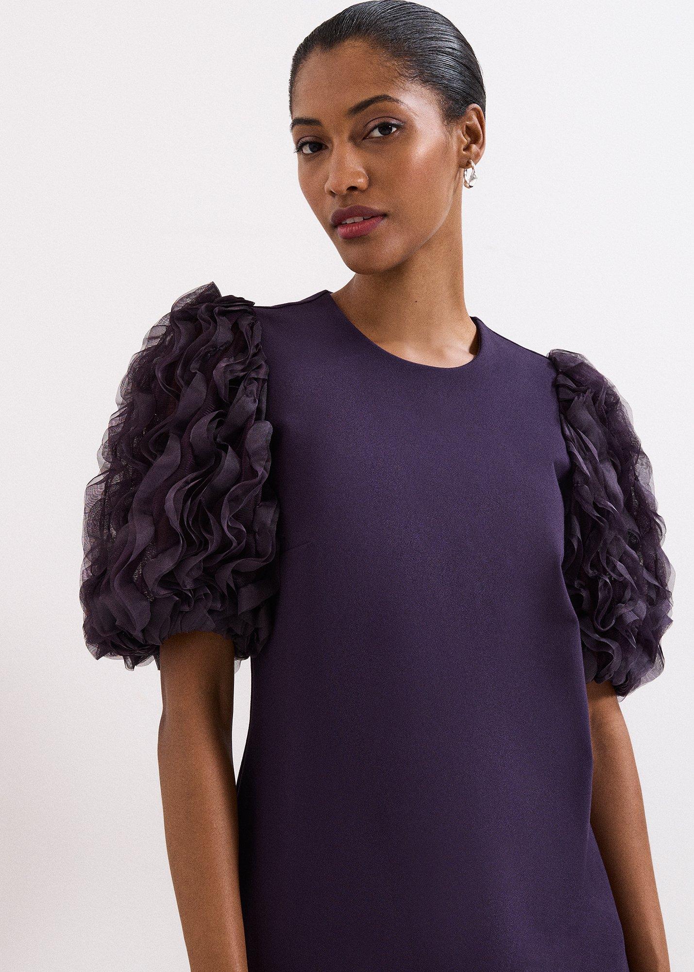 ${product-id}-Aida Puff Sleeve Dre-Purple-${view-type}