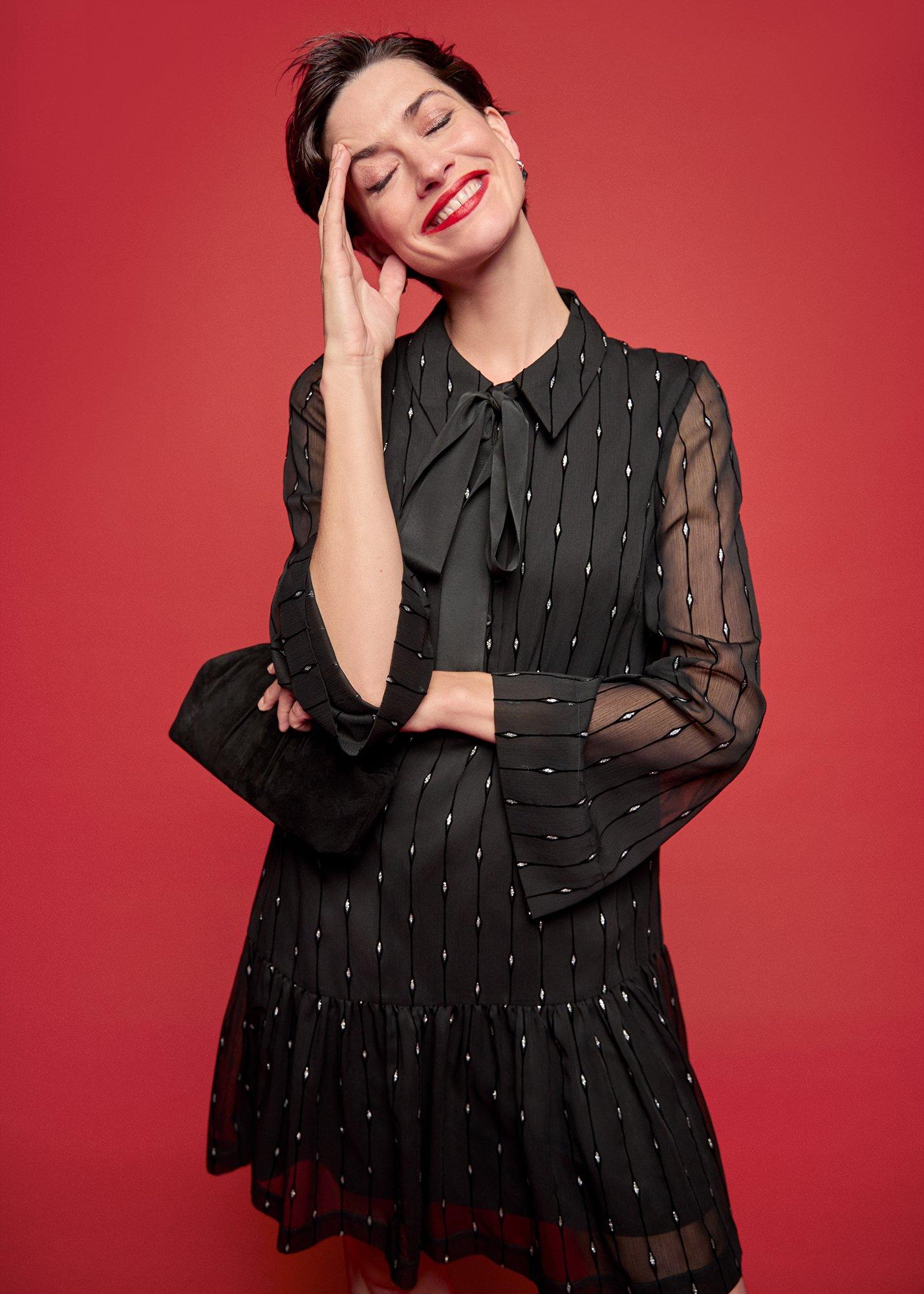 Tessa Glitter Dress