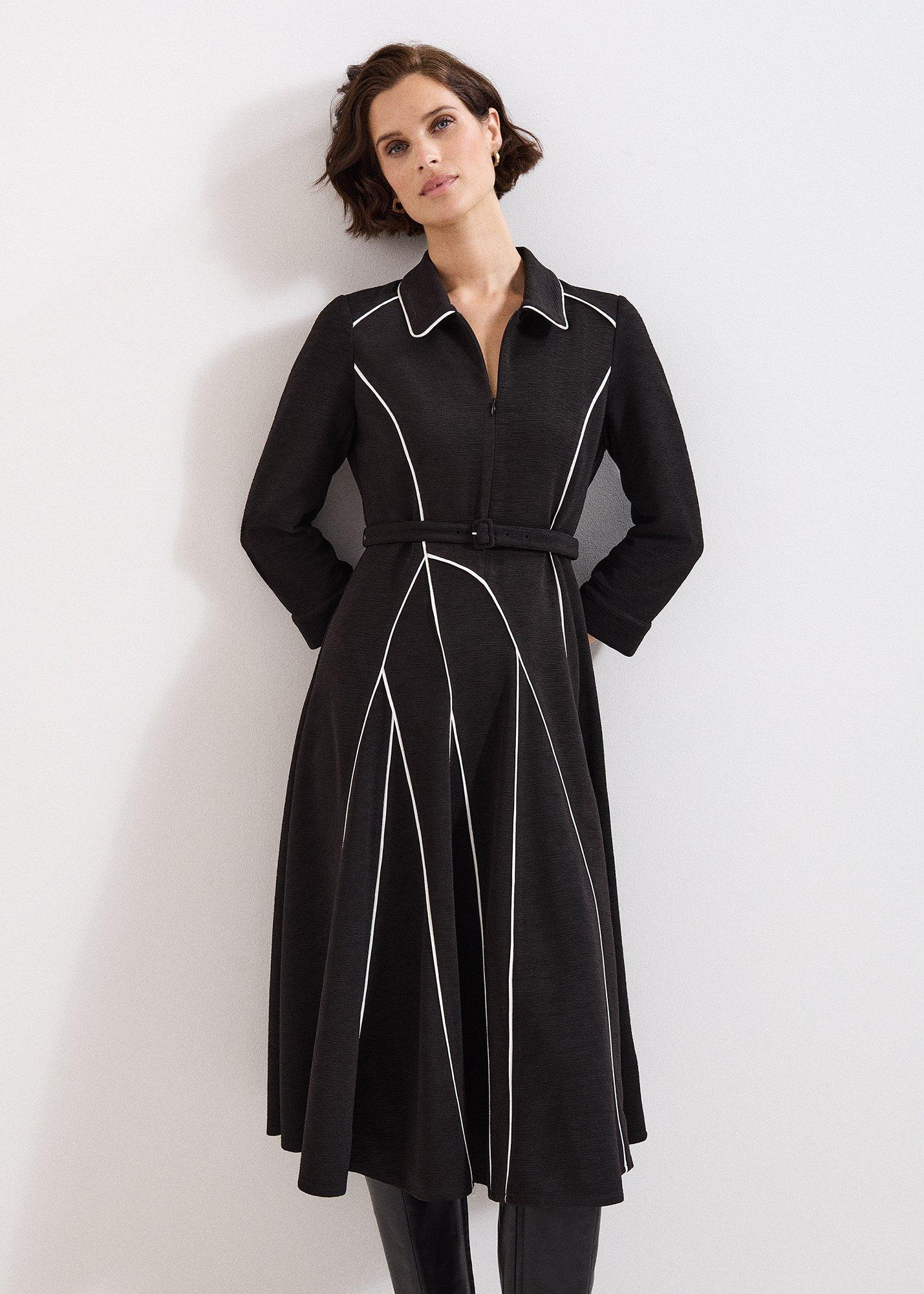 tilly-contrast-piped-midi-dress