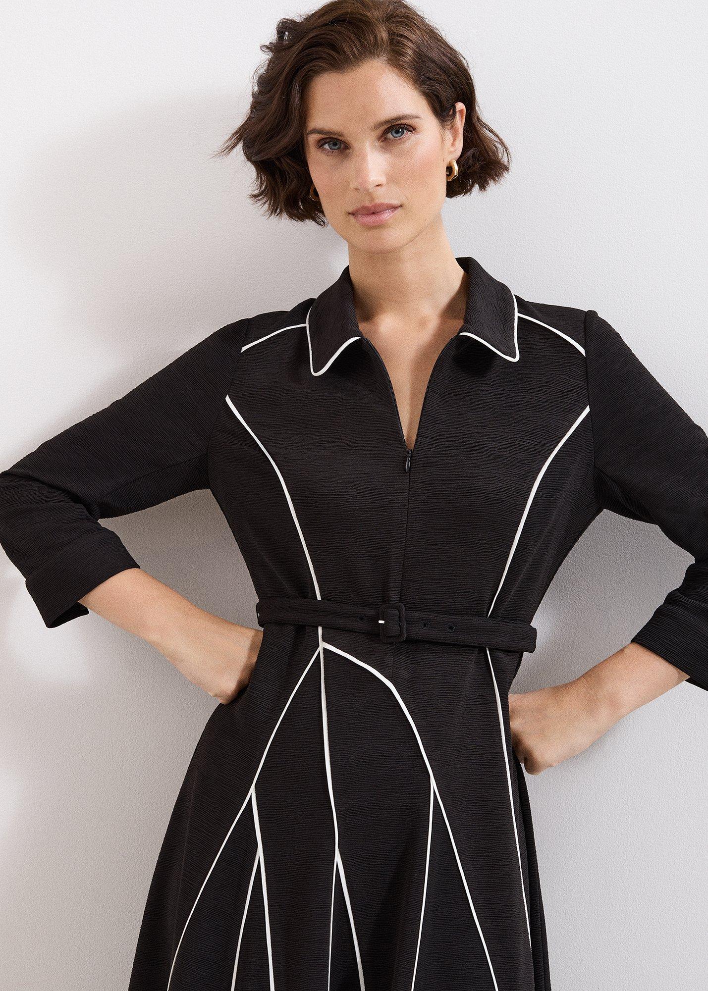 tilly-contrast-piped-midi-dress