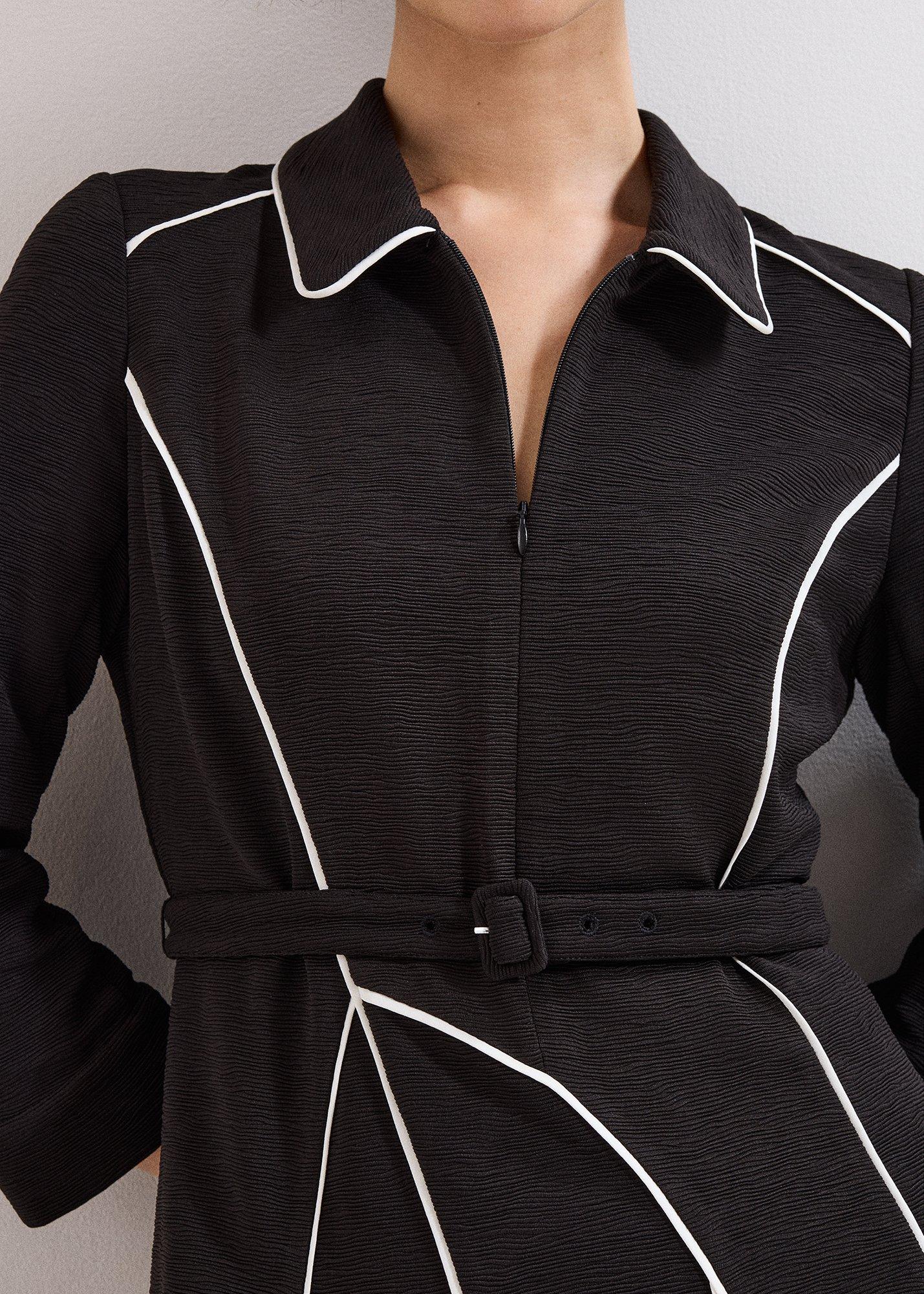 tilly-contrast-piped-midi-dress
