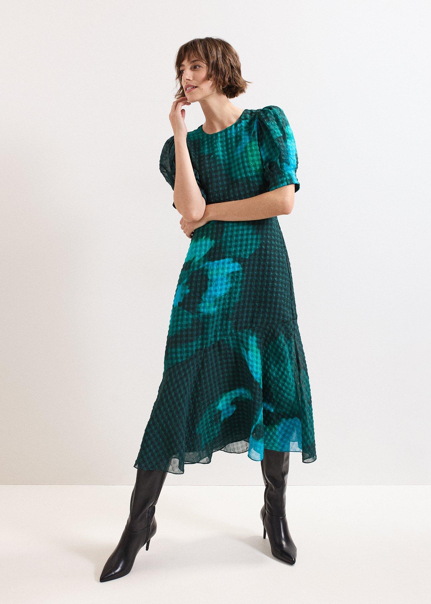Nancy Floral Midi Dress