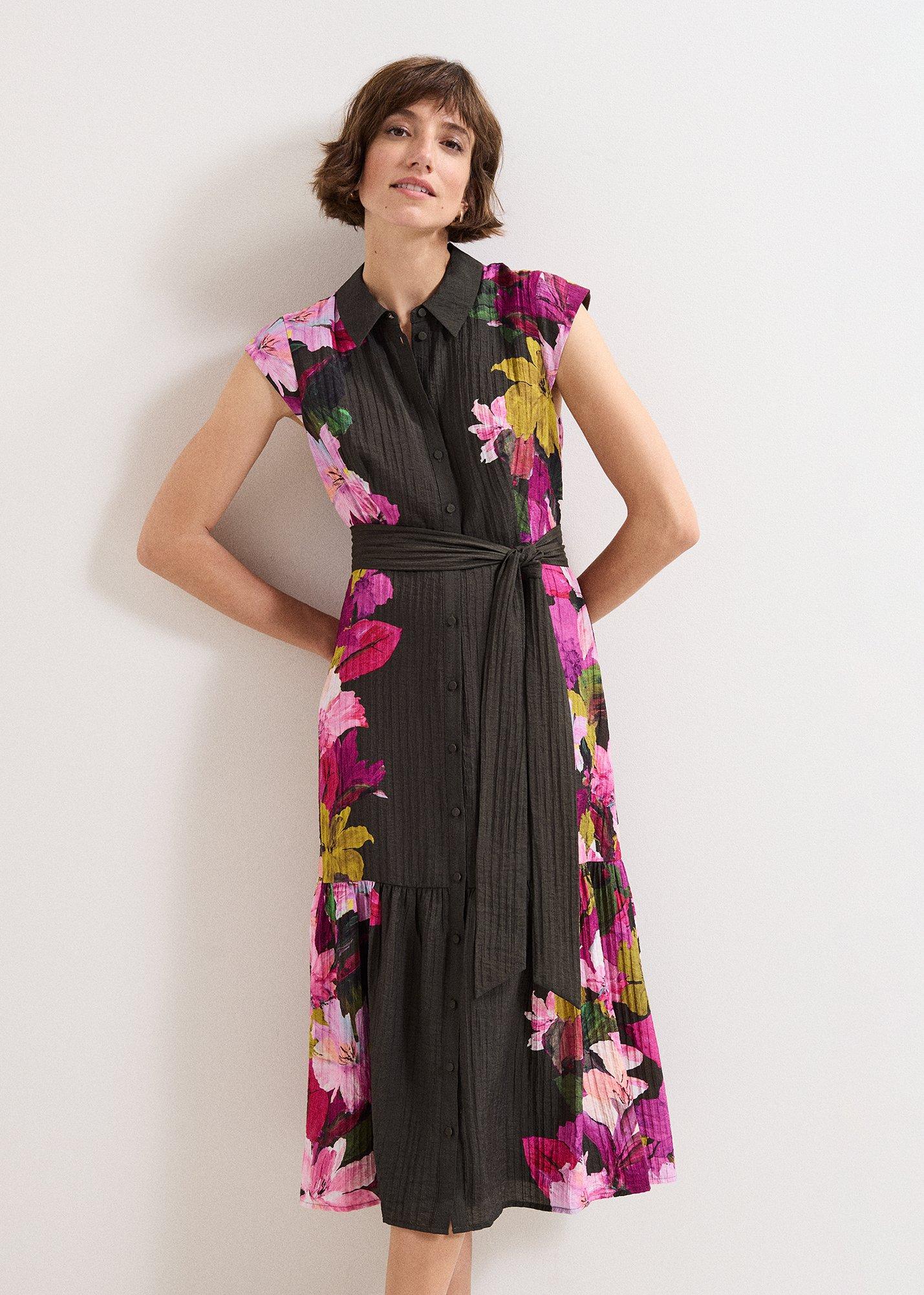 ${product-id}-Robyn Floral Midi Dr-Khaki-${view-type}
