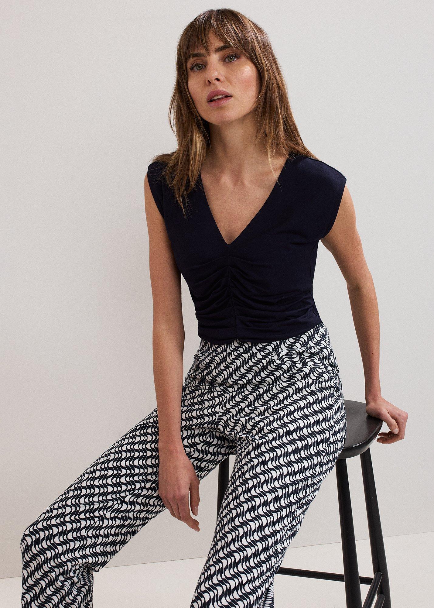 Taia V Neck Top