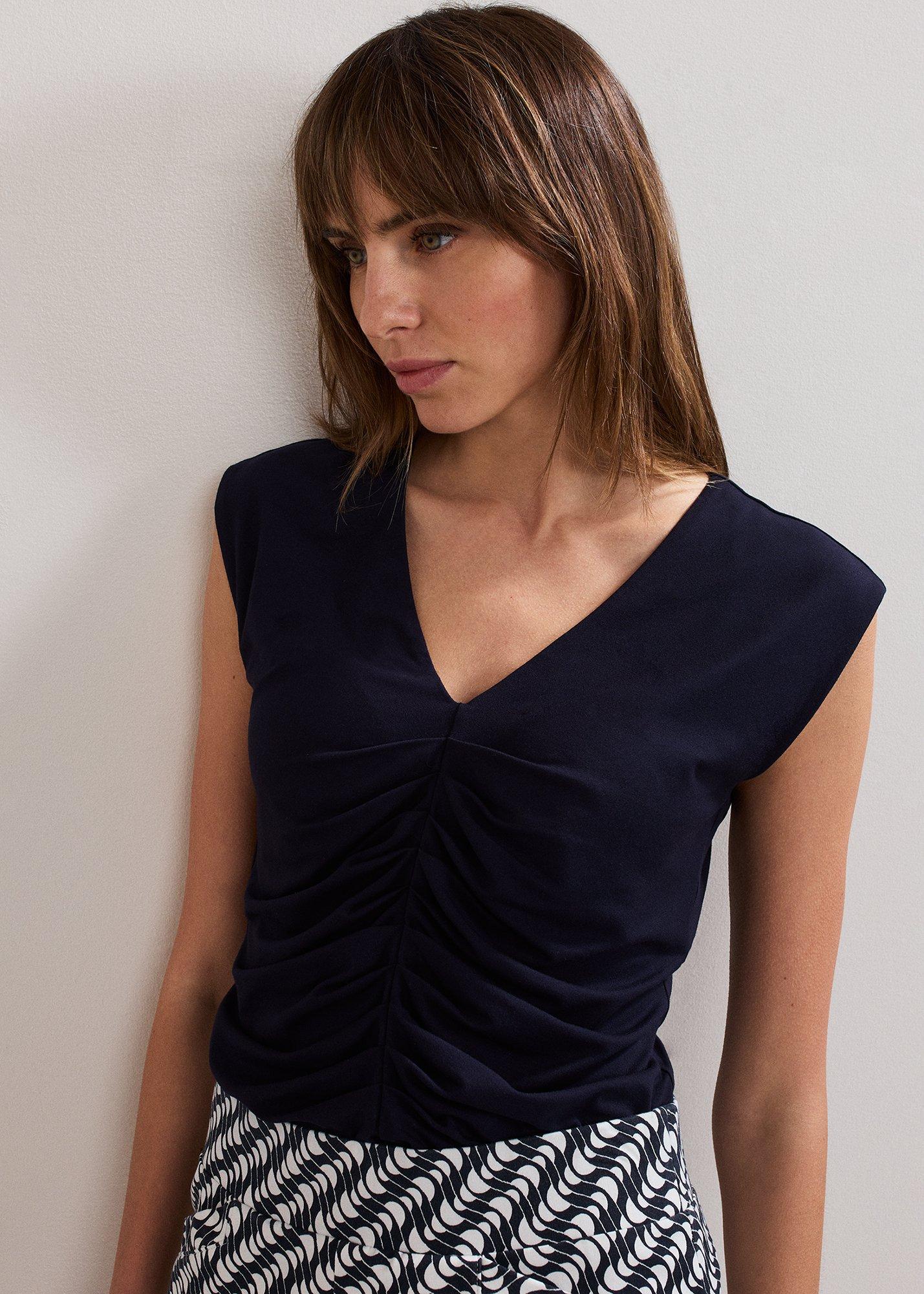 ${product-id}-Taia V Neck Top-Navy-${view-type}