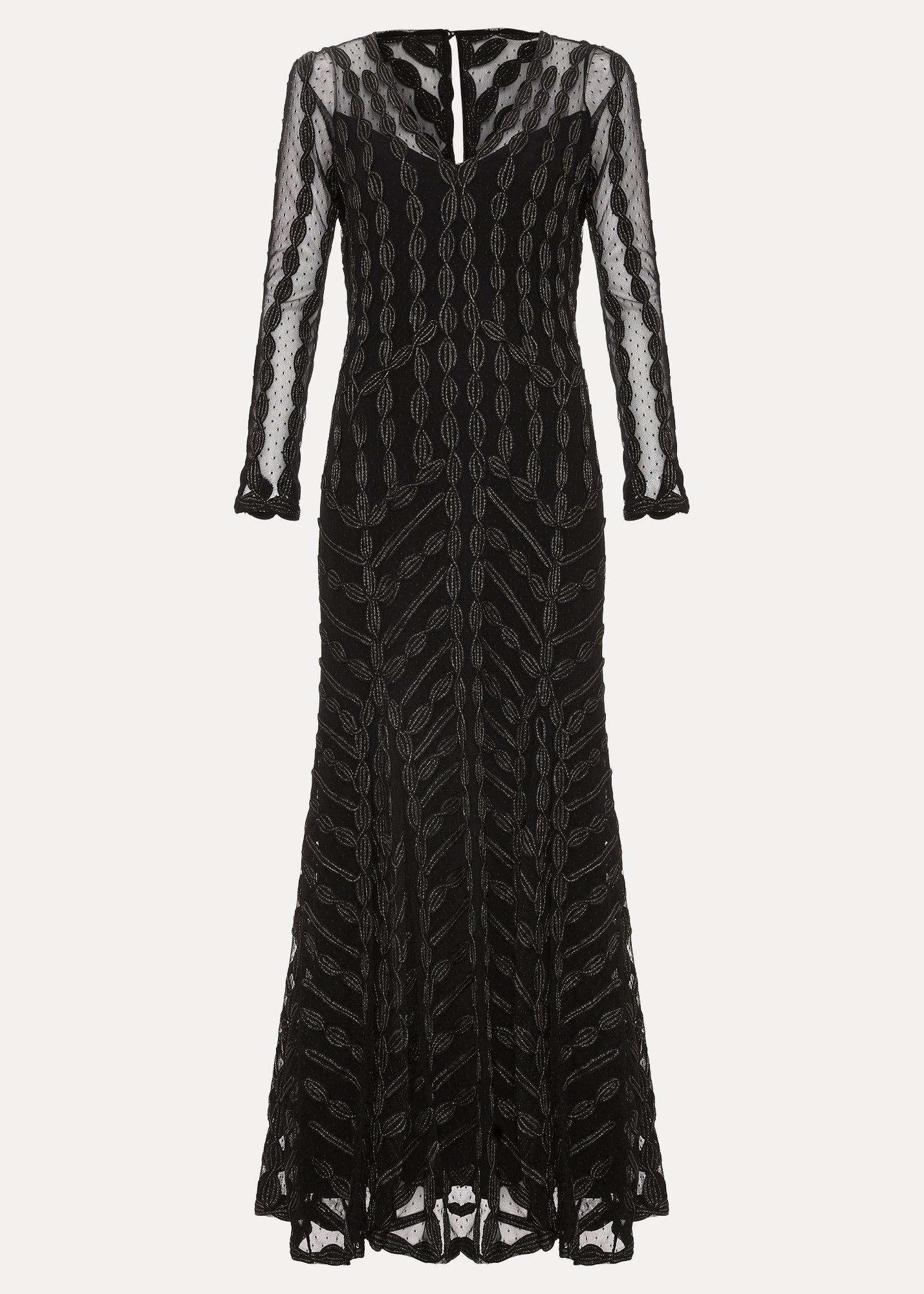 ${product-id}-Marie Tapework Dress-Black-${view-type}