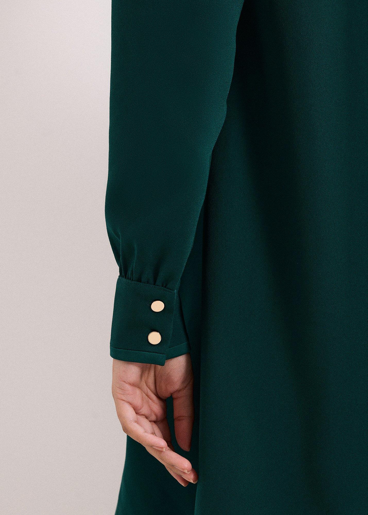 Petite Gina Collar Swing Dress