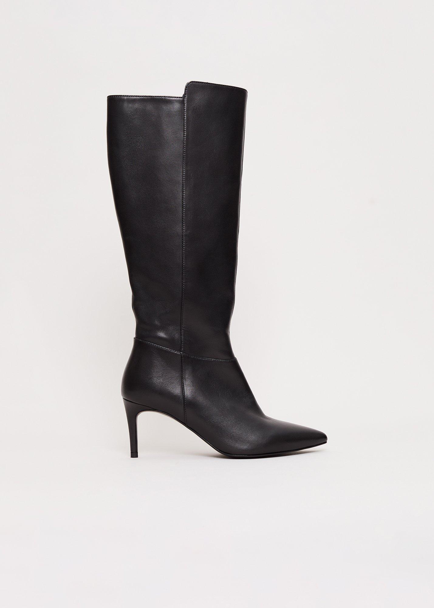 Leather Heeled Boots