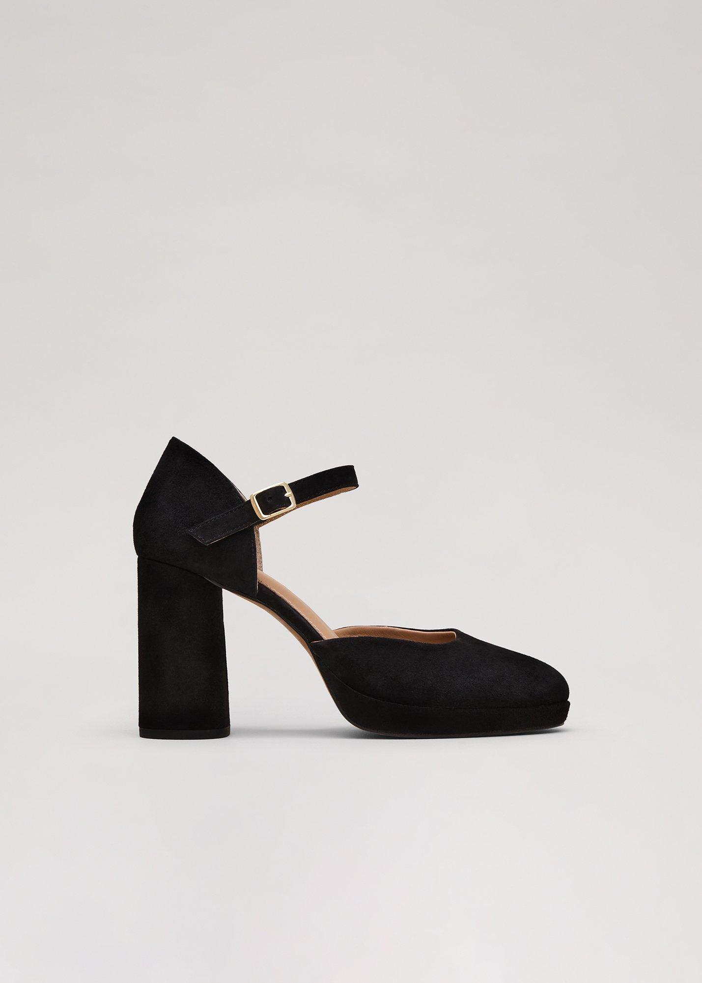Black Suede Platform