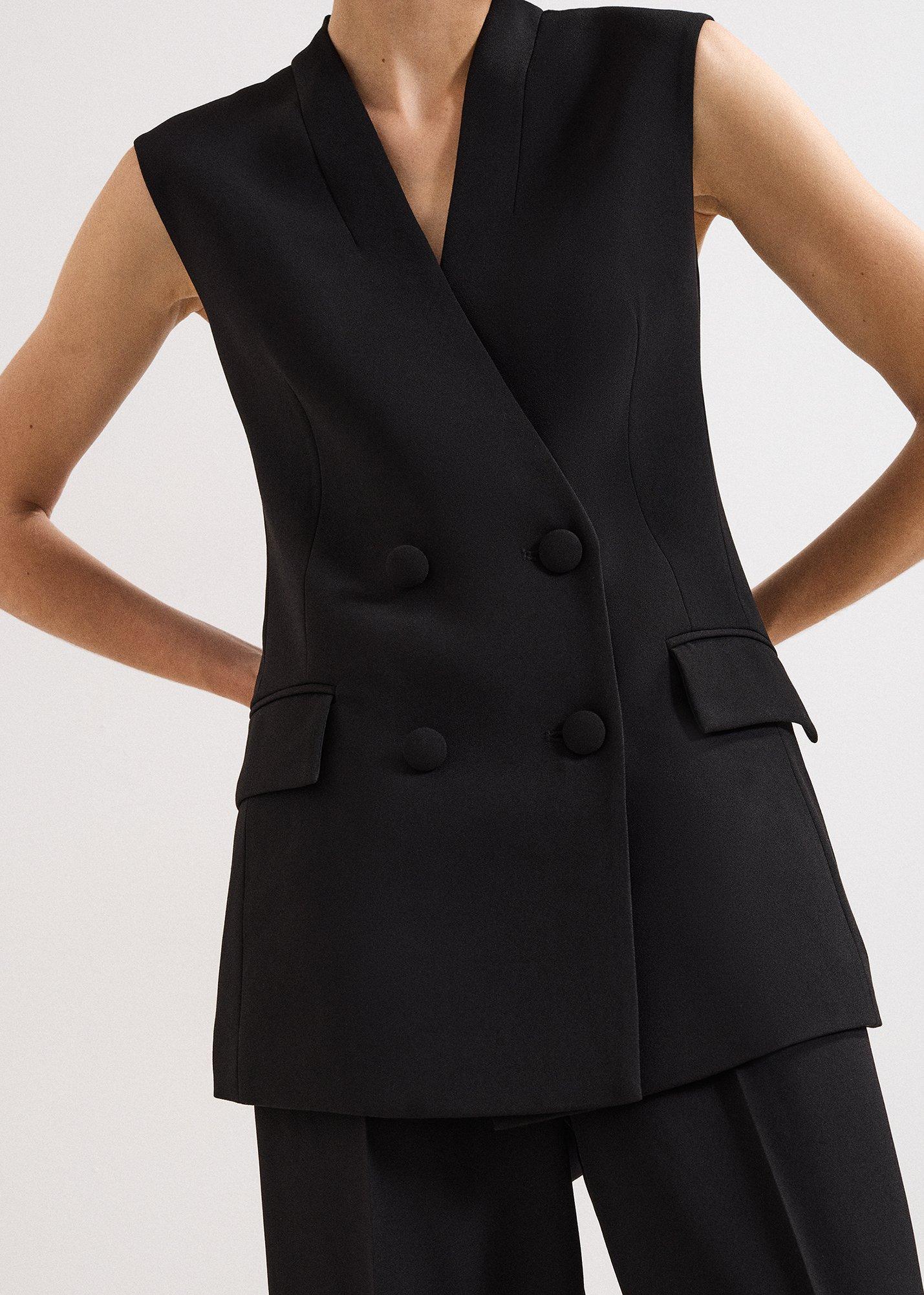 ${product-id}-Vari Bow Waistcoat-Black-${view-type}