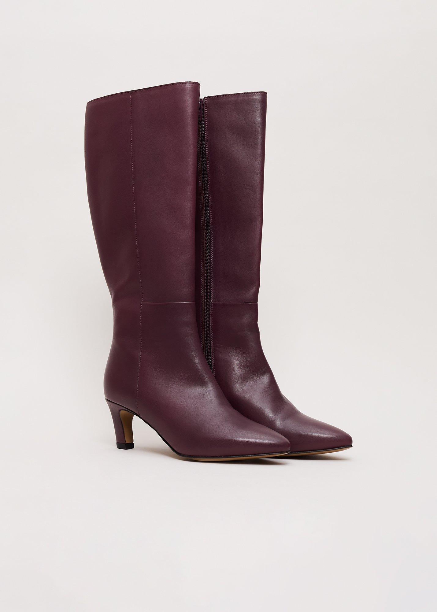 Leather Knee Boots