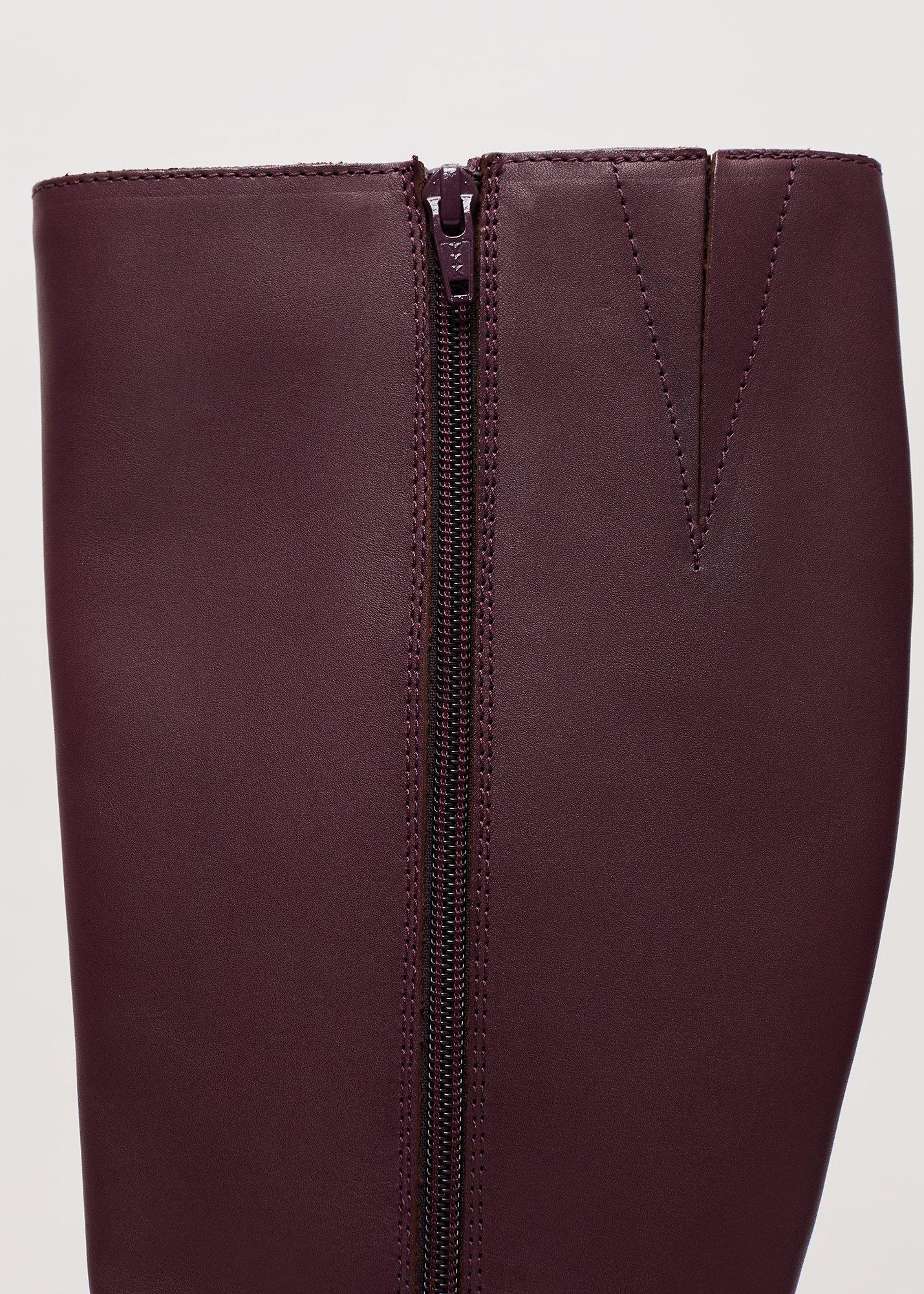 ${product-id}-Leather Knee Boots-Burgundy-${view-type}
