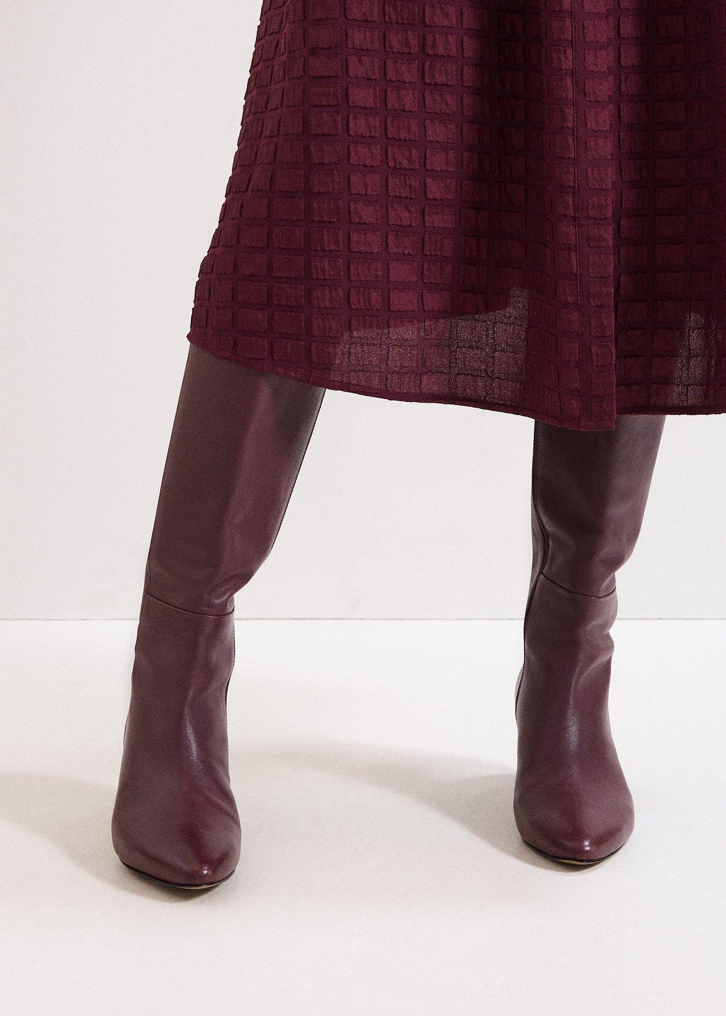${product-id}-Leather Knee Boots-Burgundy-${view-type}