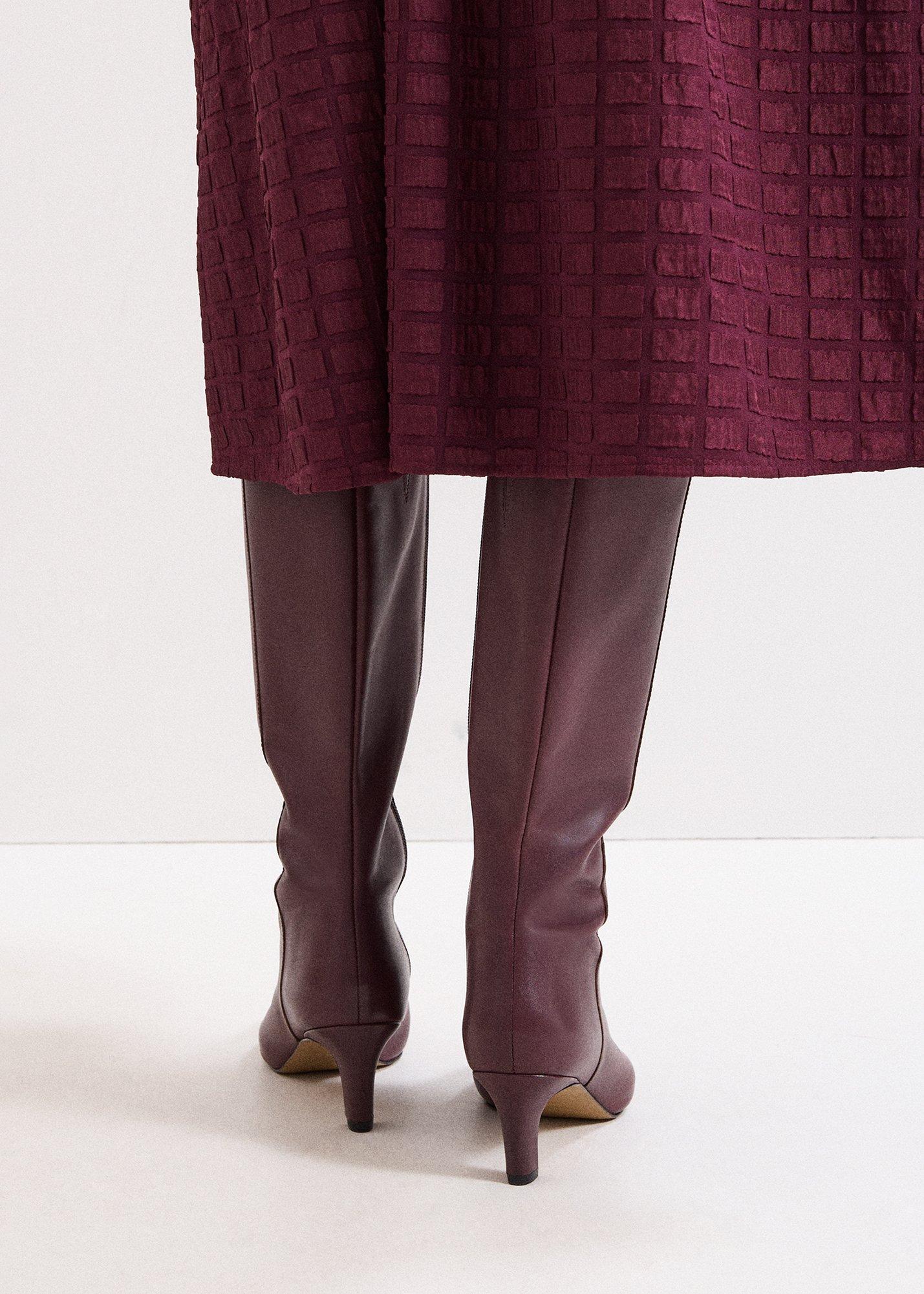 ${product-id}-Leather Knee Boots-Burgundy-${view-type}