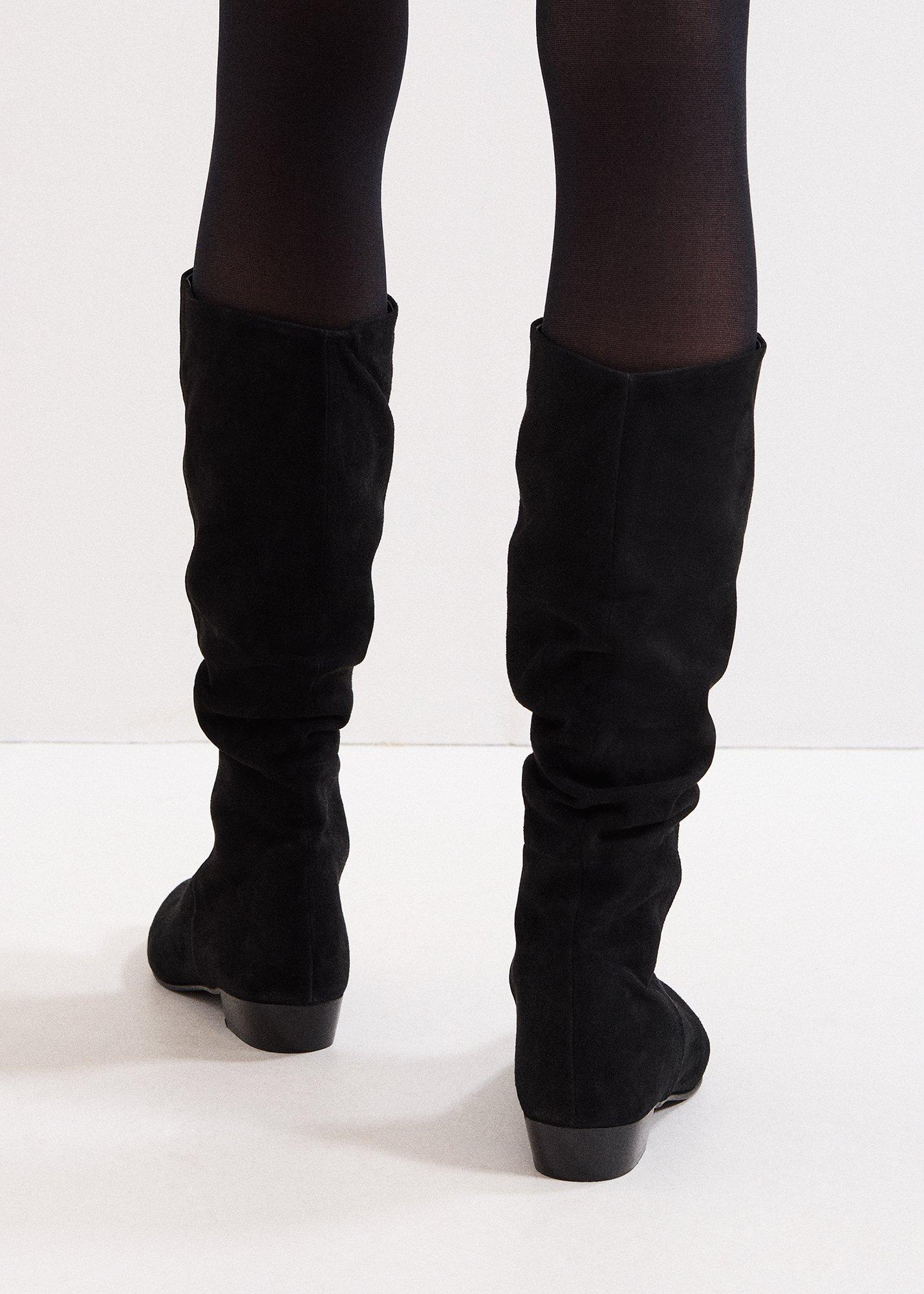${product-id}-Suede Flat Boot-Black-${view-type}