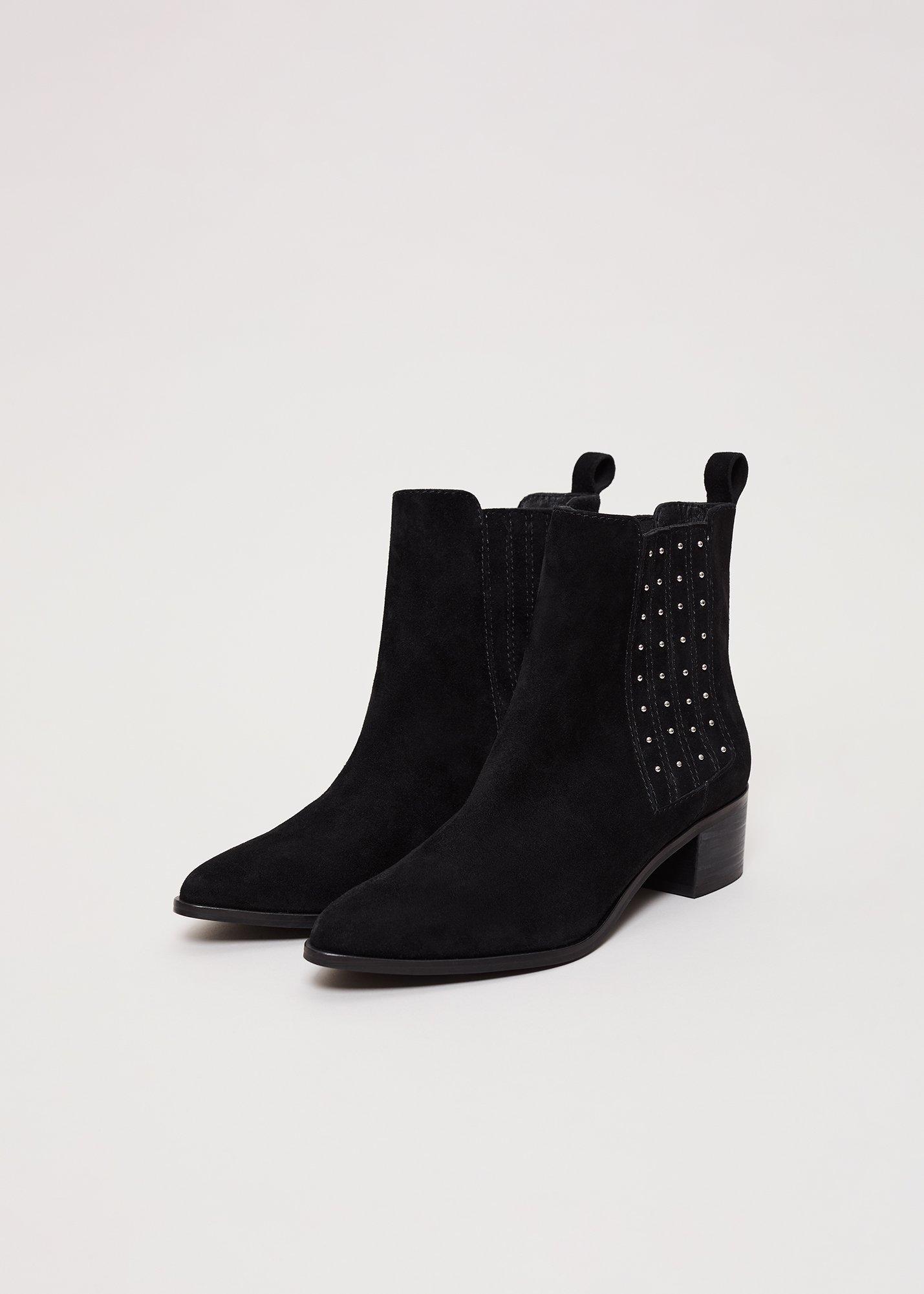 Suede Studded Boot