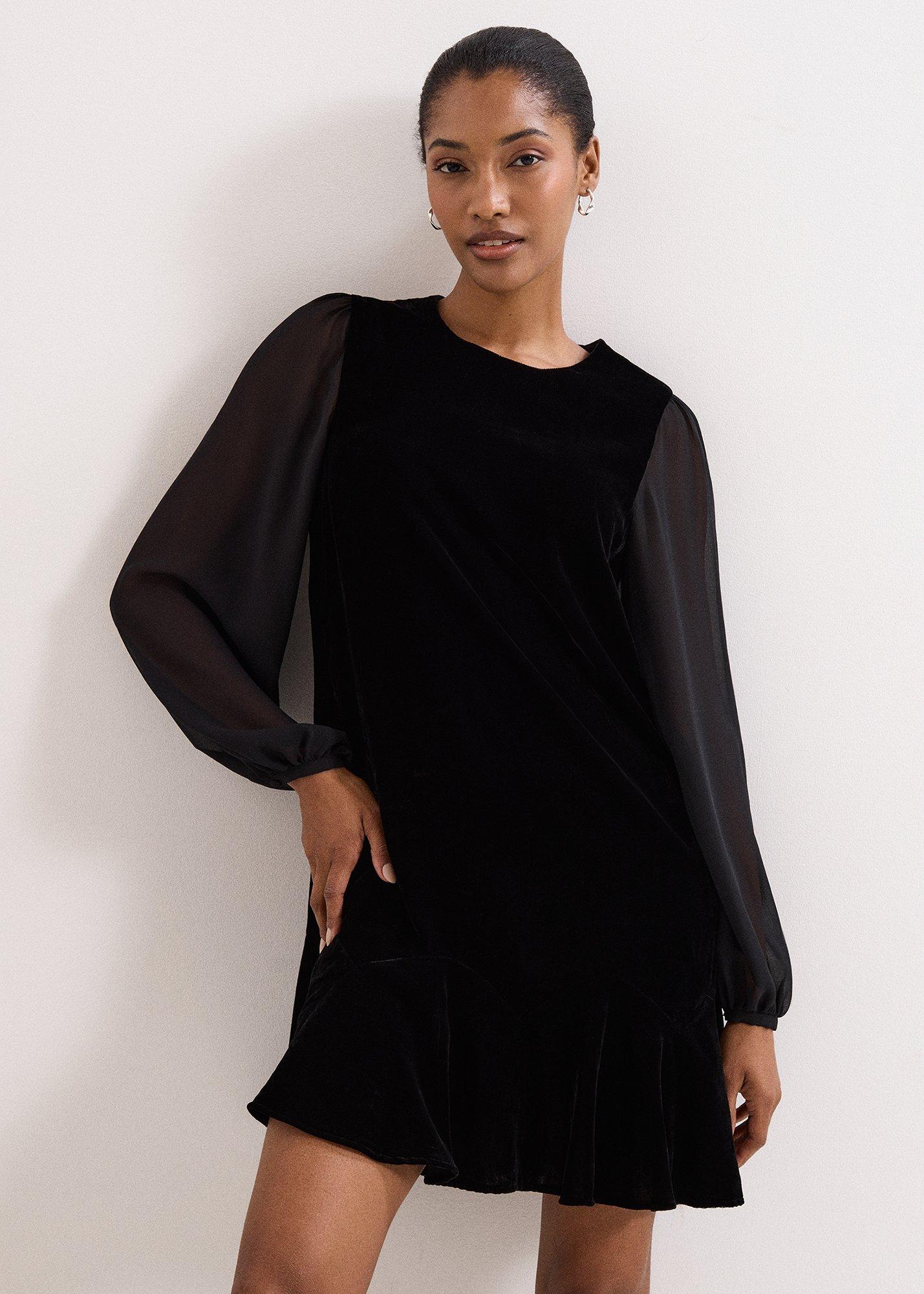 Velvet Swing Dress