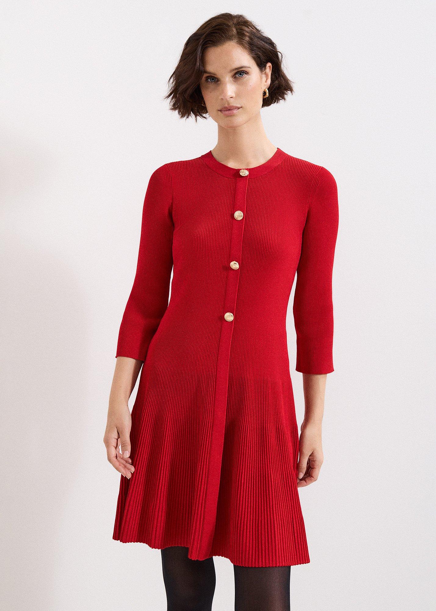 Rachel ausgestelltes Kleid
