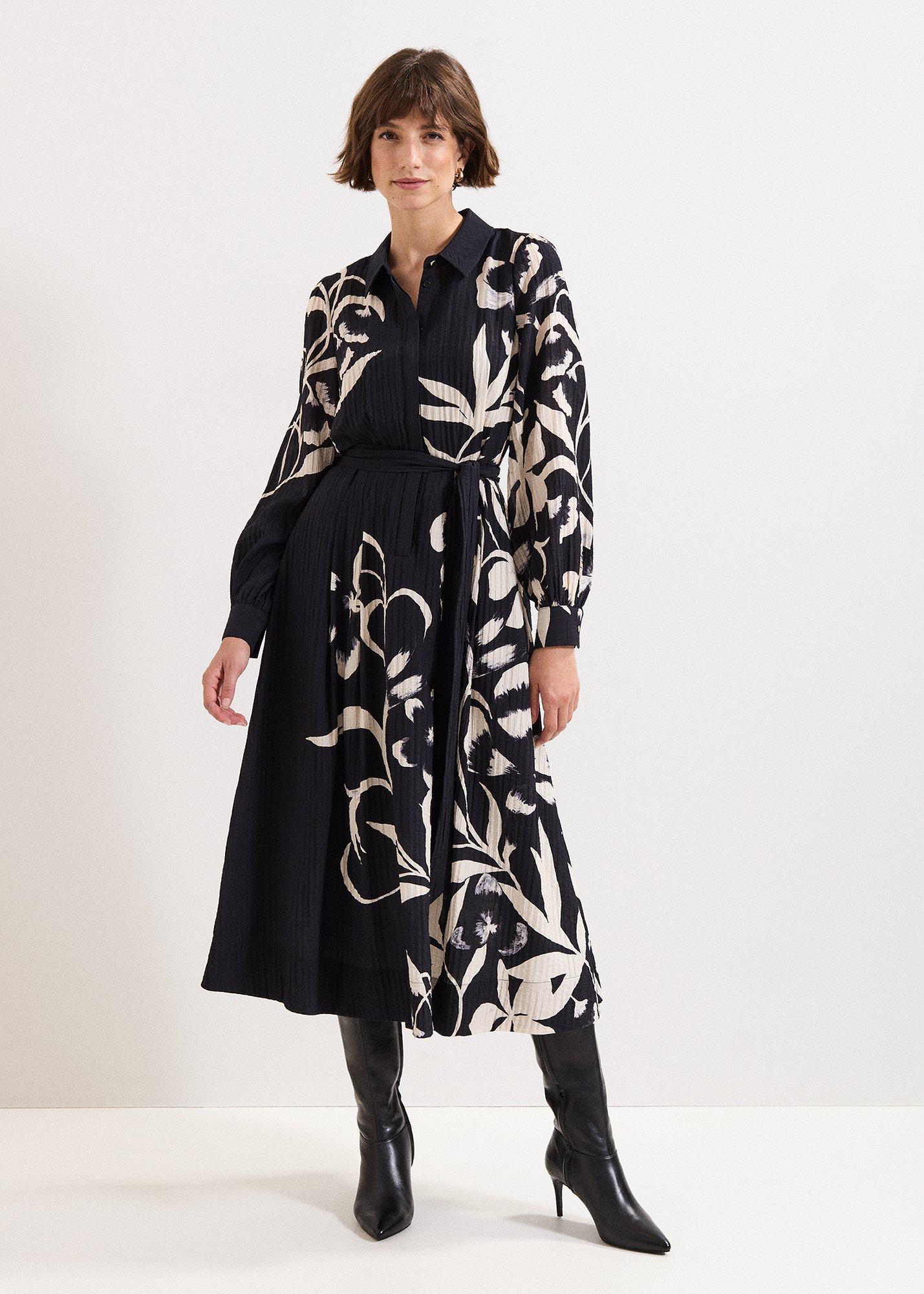 ${product-id}-Natalie Floral Dress-Black/Ivory-${view-type}