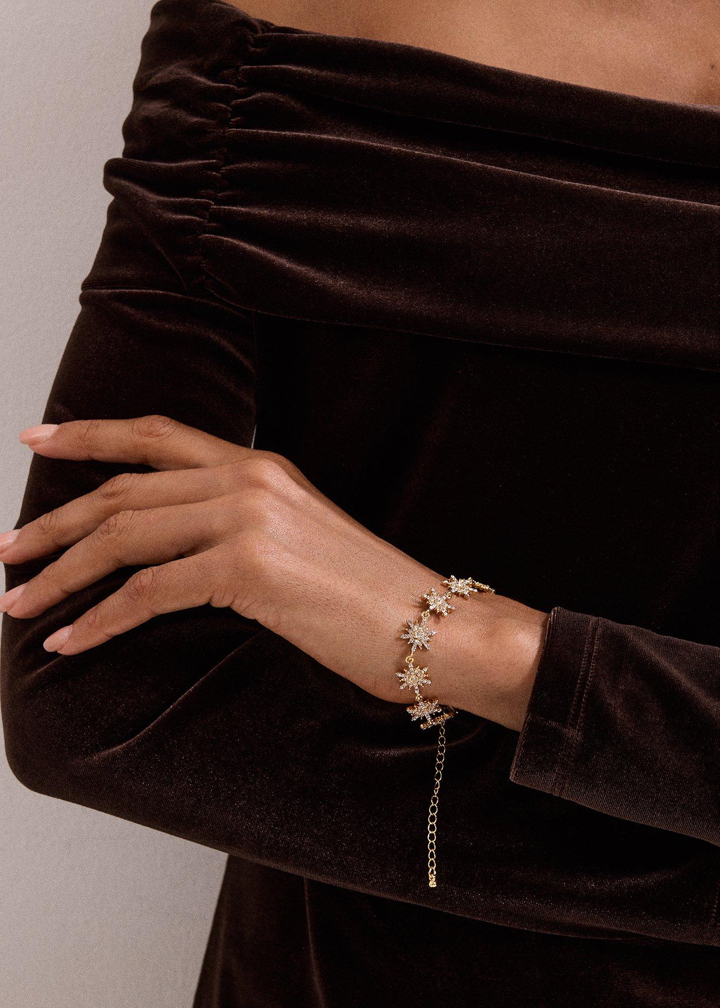 ${product-id}-Snowflake Bracelet-Gold-${view-type}