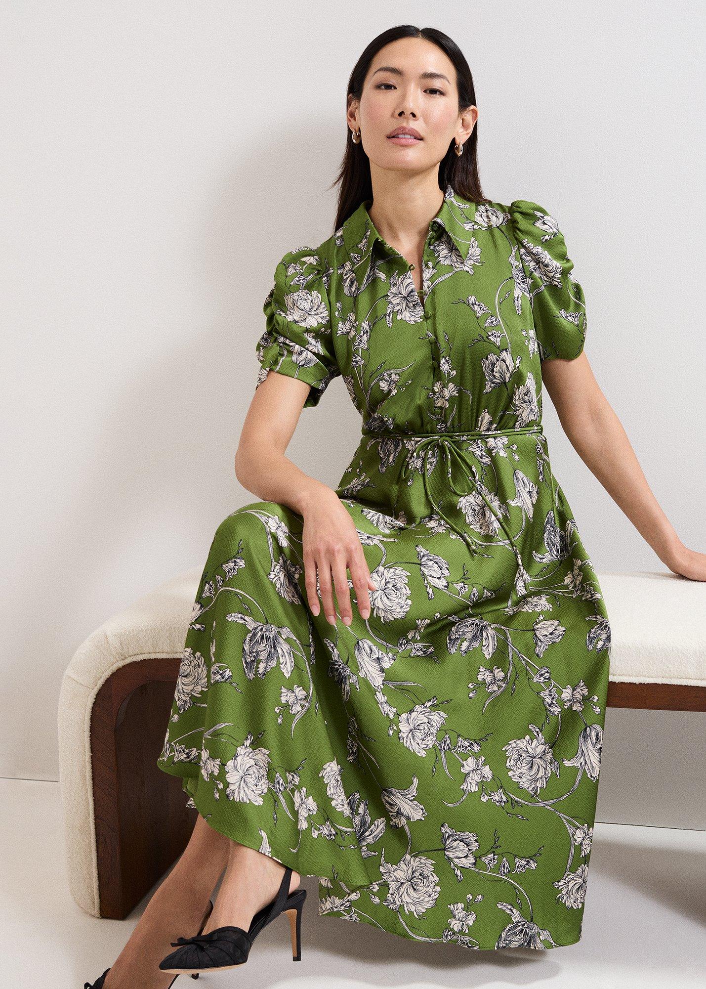 Bella Floral Midi Dress