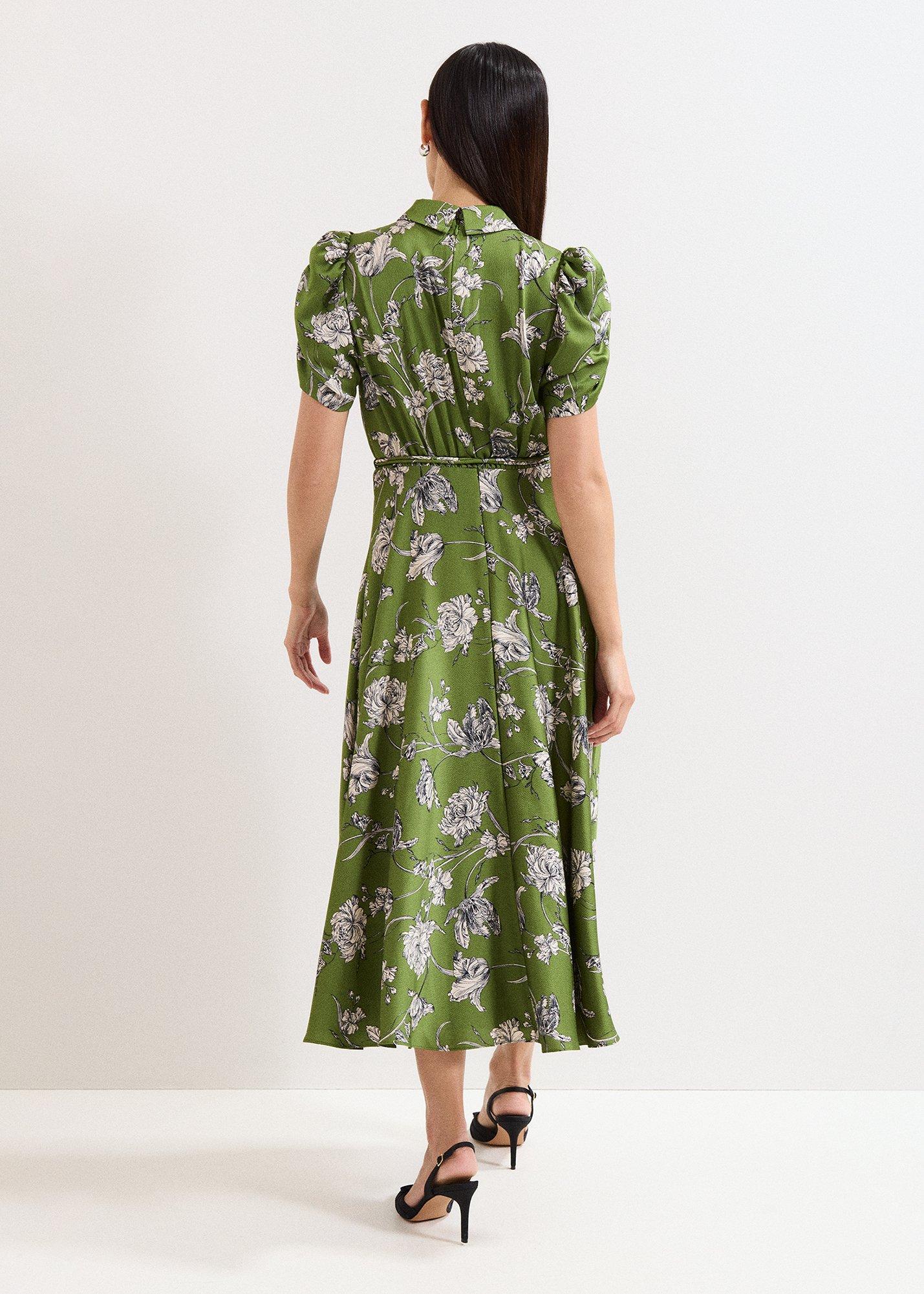 Bella Floral Midi Dress