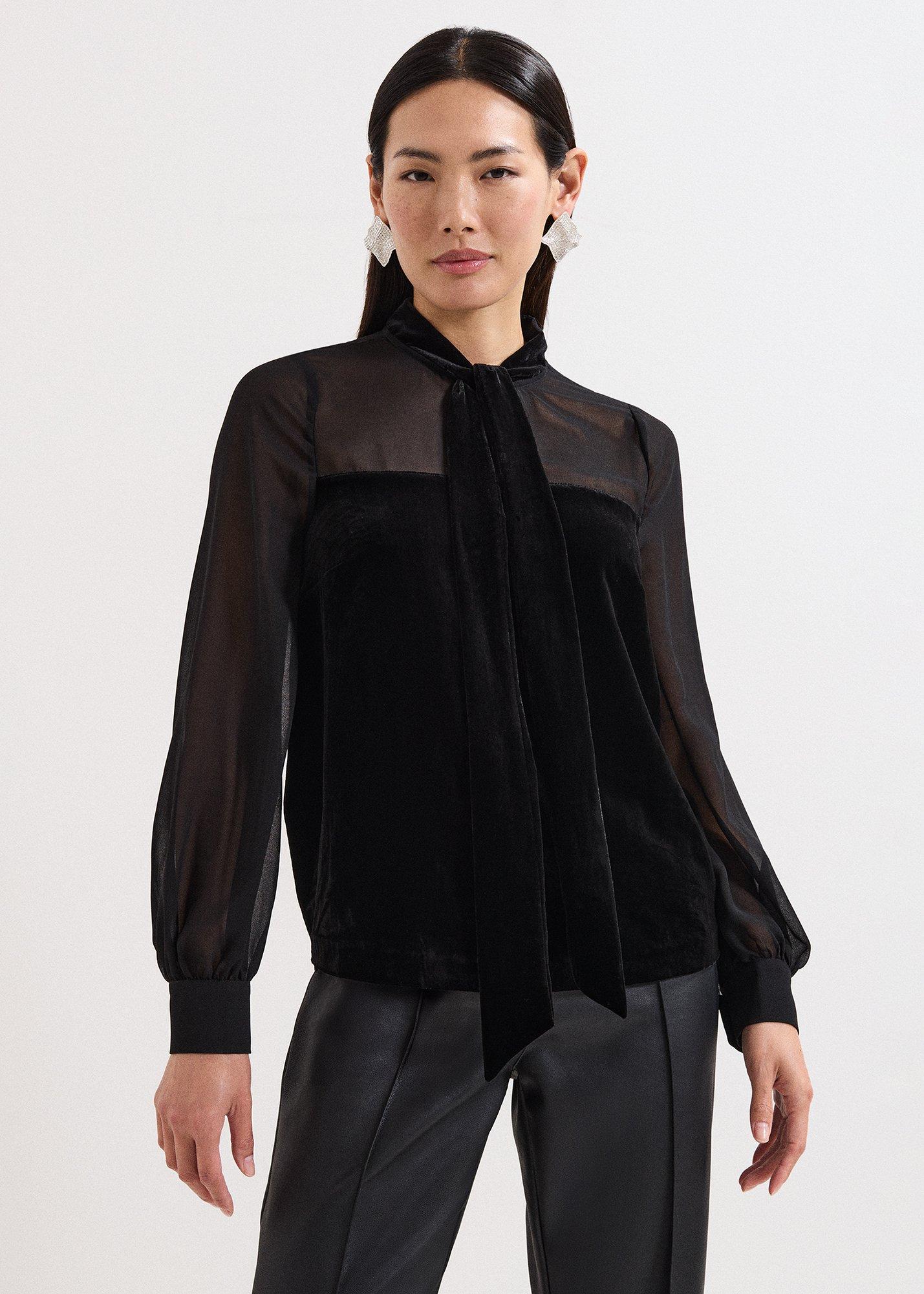 ${product-id}-Raye Velvet Blouse-Black-${view-type}