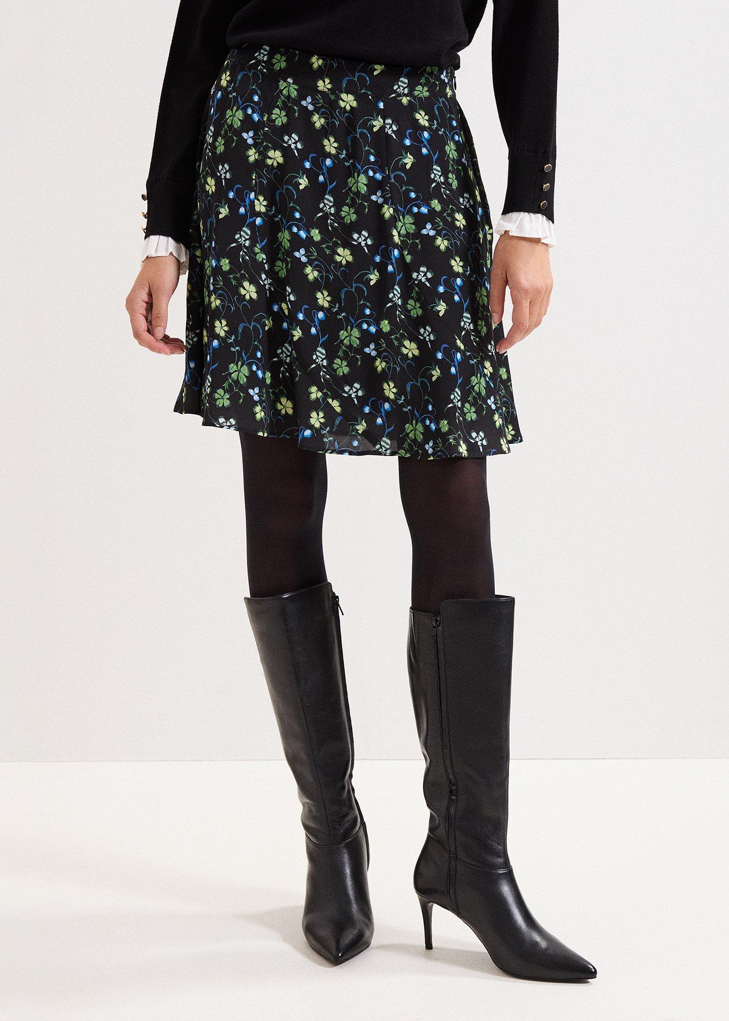 ${product-id}- Ilaria Flippy Skirt-Black-${view-type}