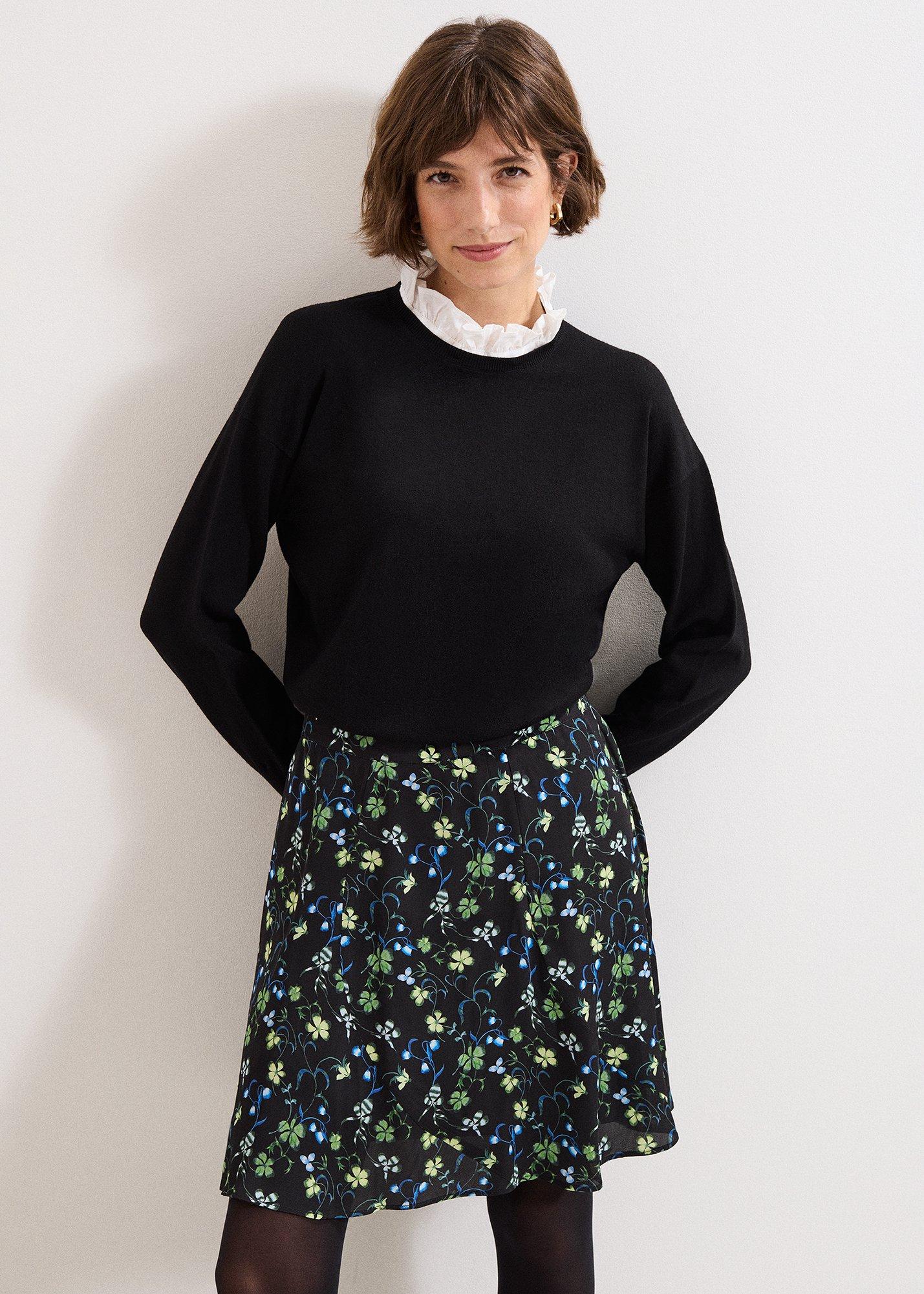 ${product-id}- Ilaria Flippy Skirt-Black-${view-type}