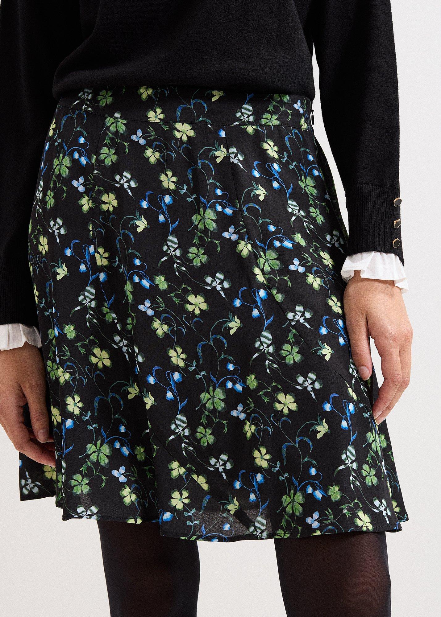 ${product-id}- Ilaria Flippy Skirt-Black-${view-type}