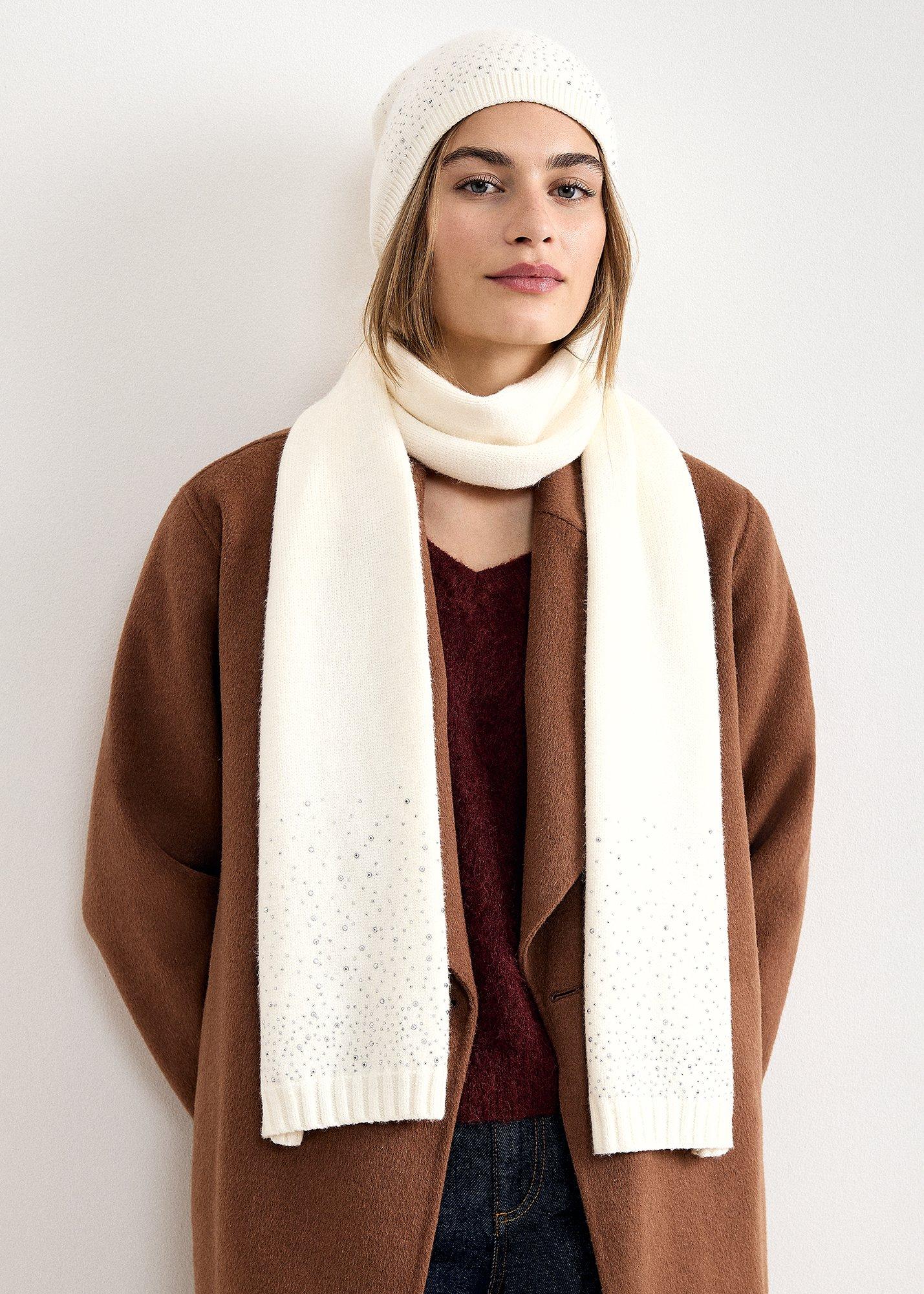 ${product-id}-Sparkle Trim Scarf-Ivory-${view-type}