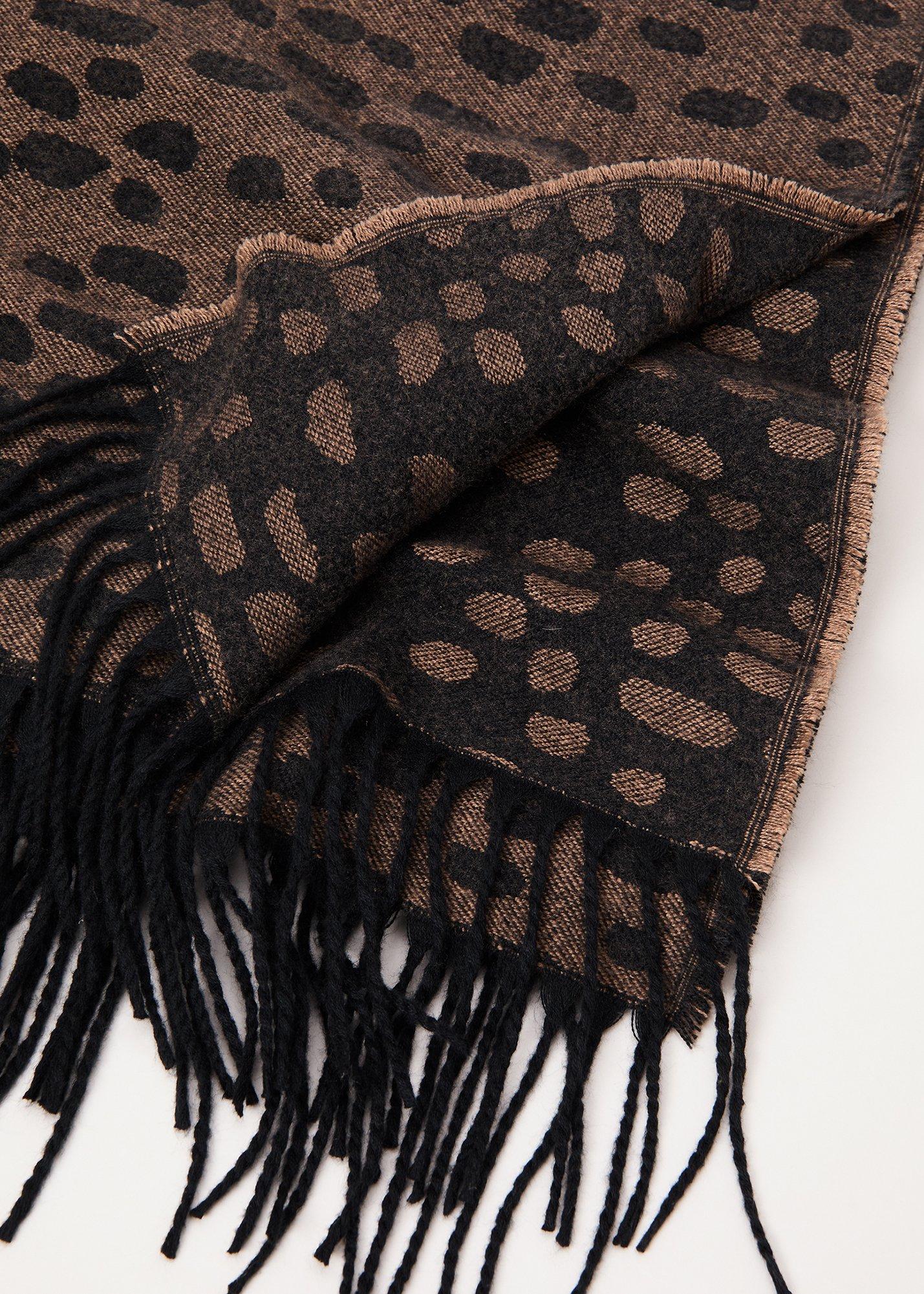 ${product-id}-Irregular Spot Scarf-Black Multi-${view-type}