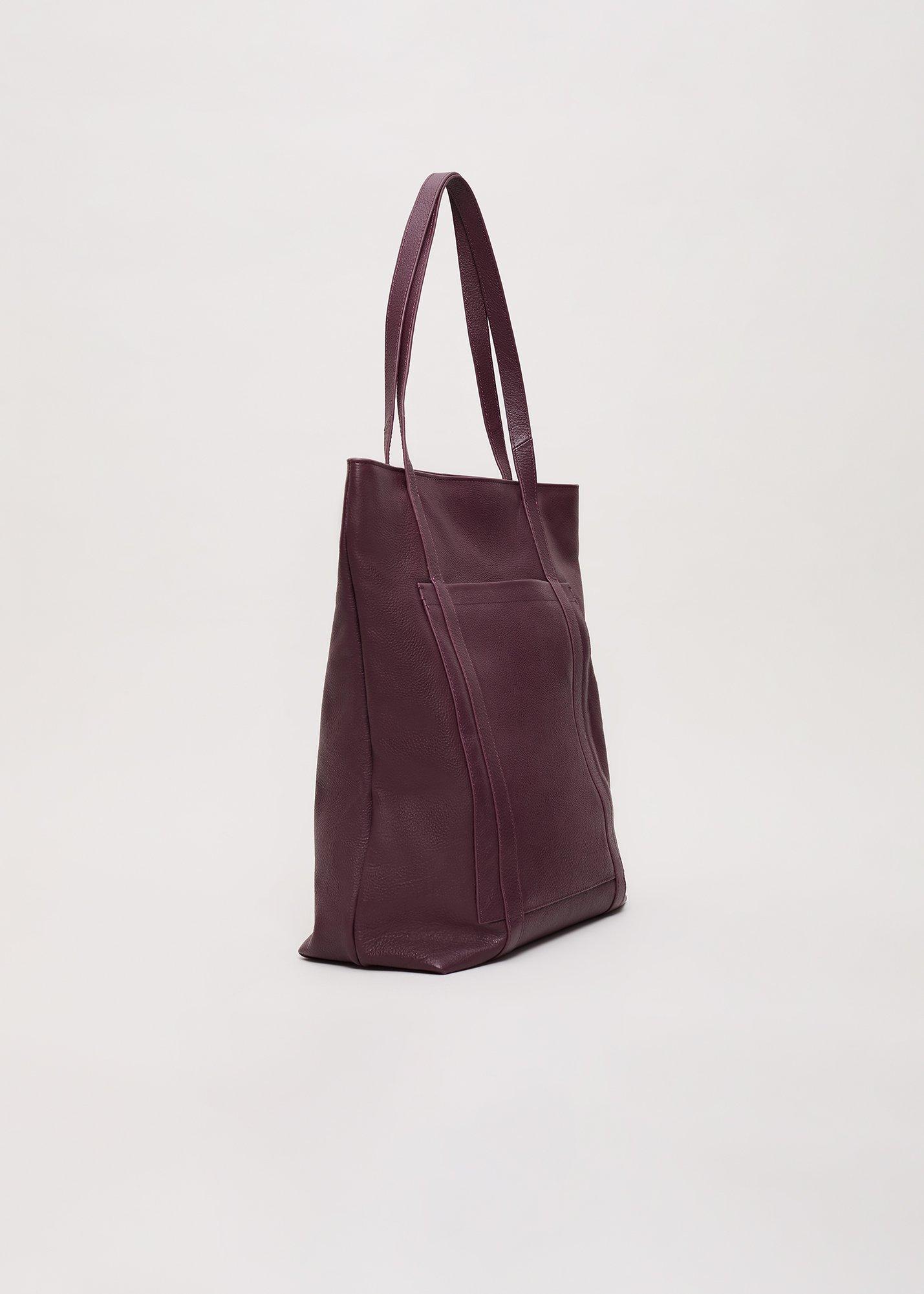 Leather Shopper Tote