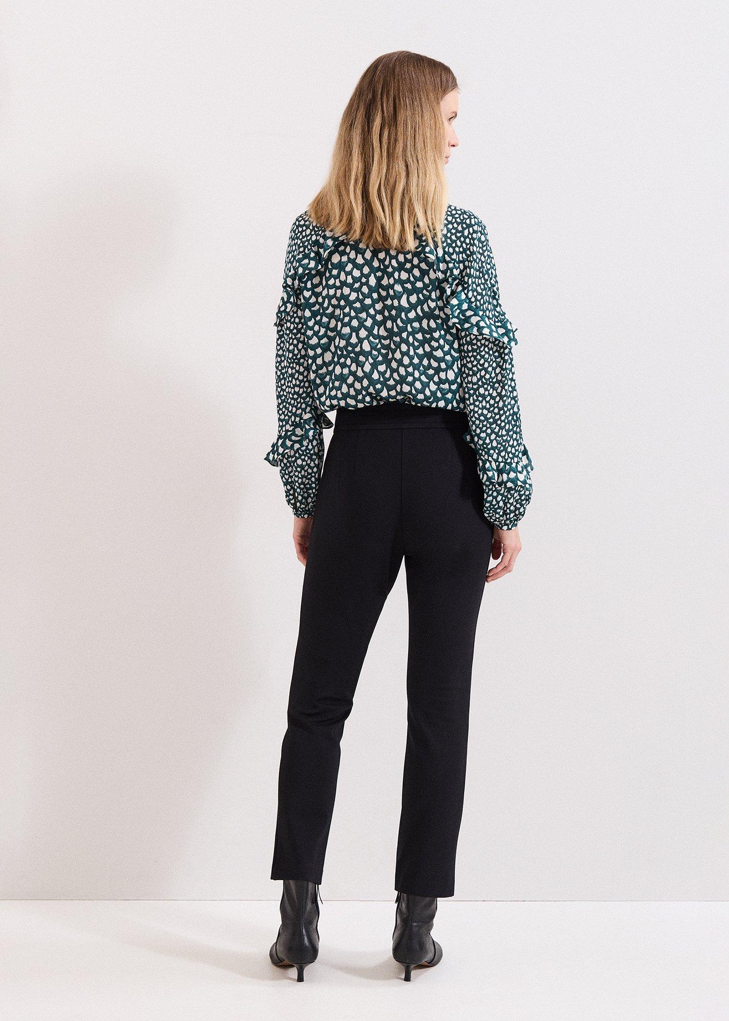 Keri Ponte Zip Hem Slim Trouser