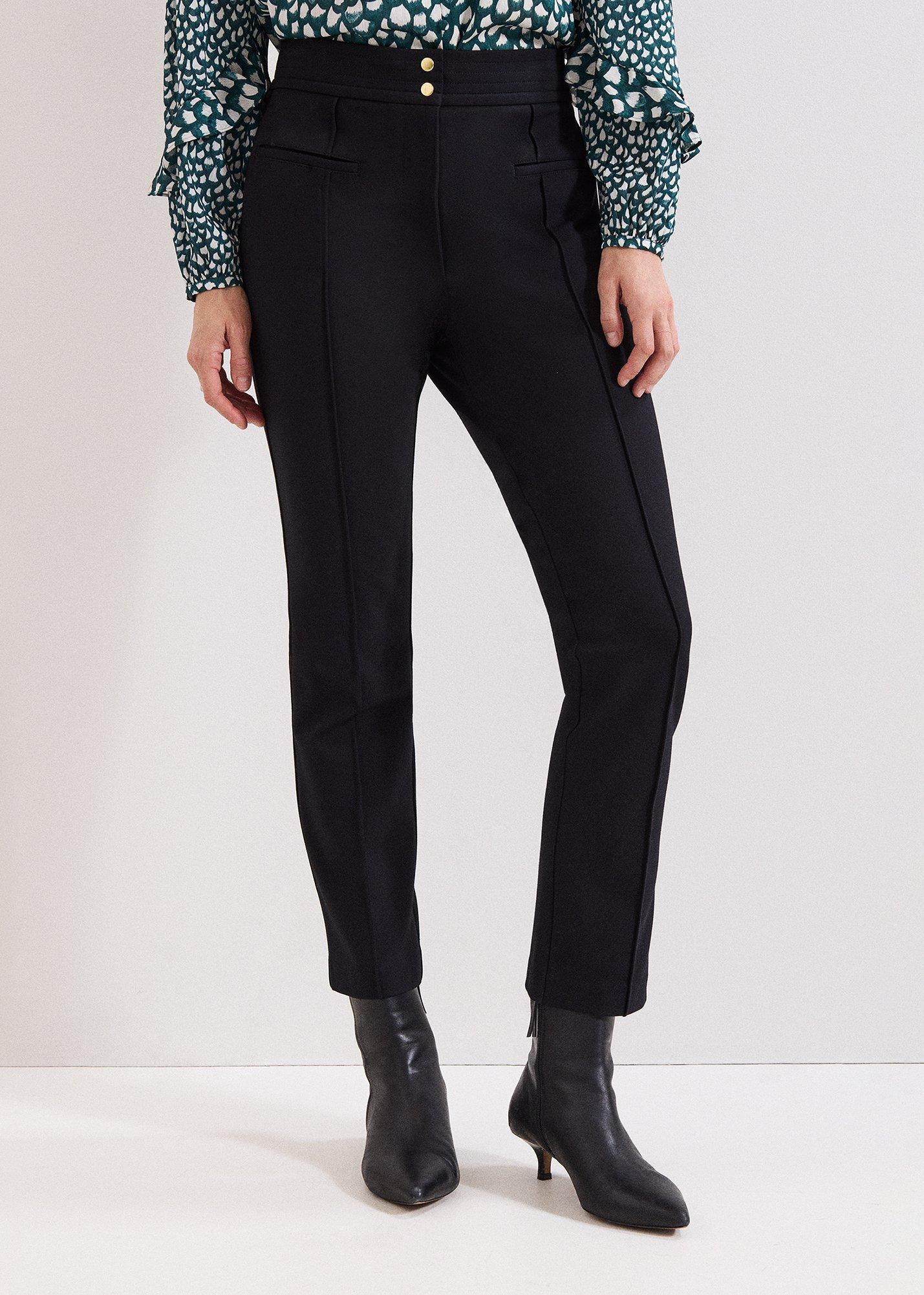 ${product-id}-Keri Ponte Zip Hem Slim Trouser-Black-${view-type}