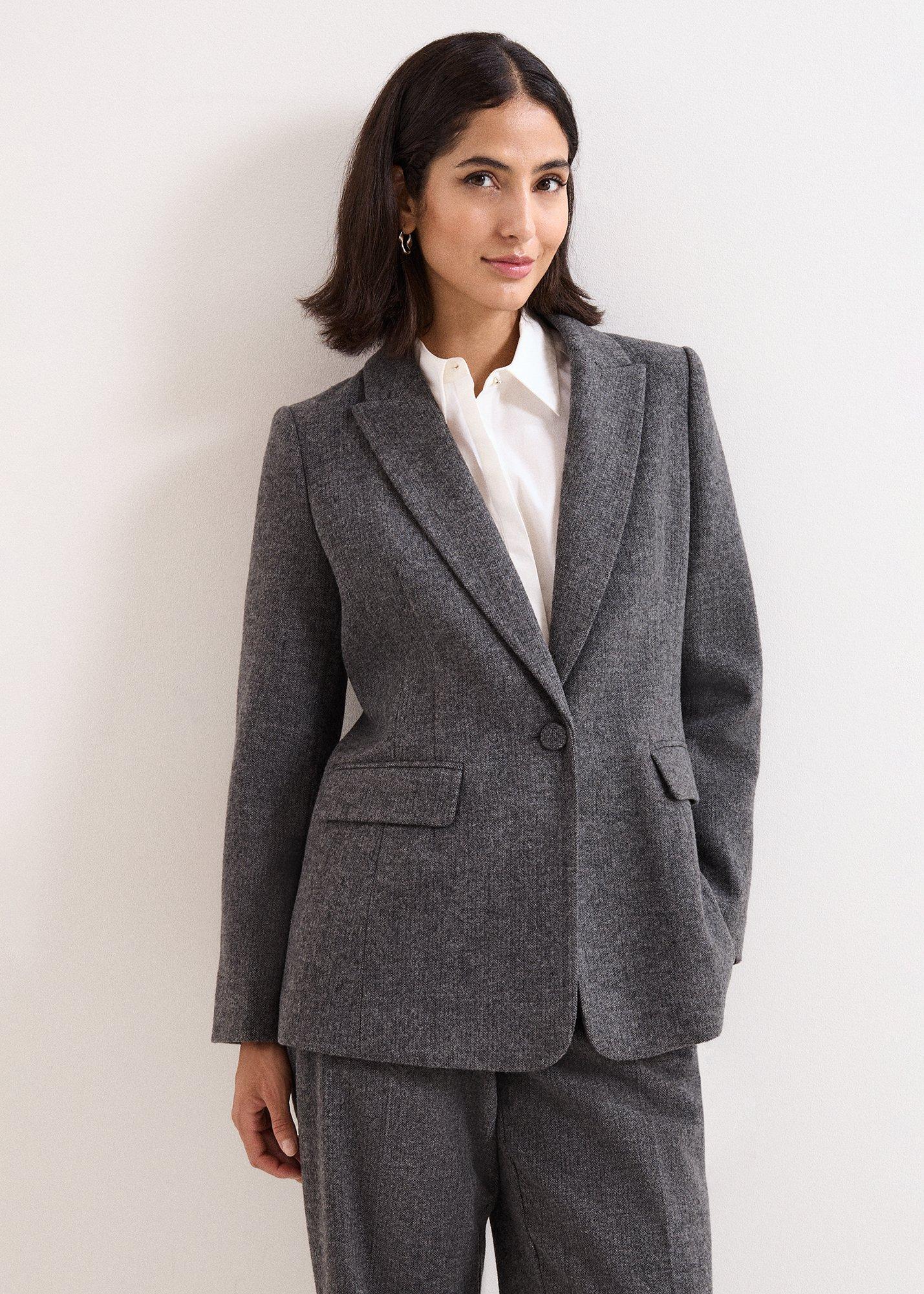 Anise Grey Suit Jacket