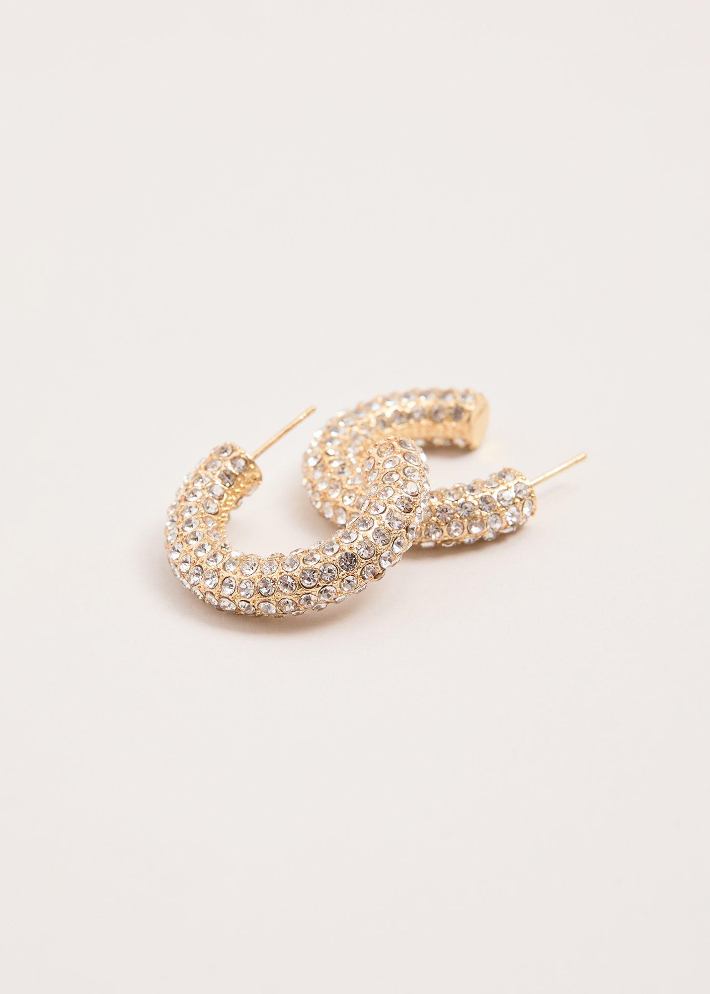 Sparkle Hoop Earring