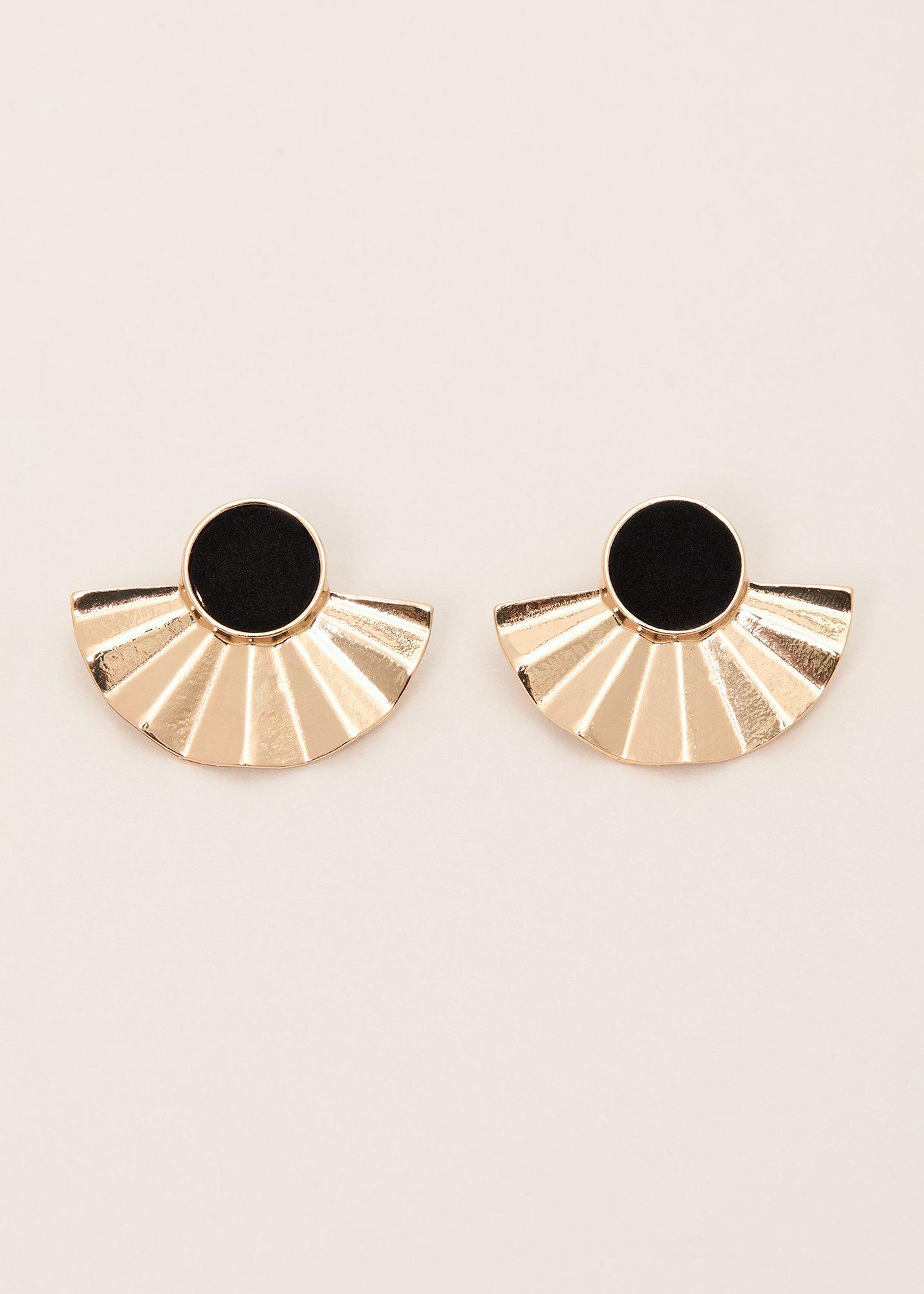 Velvet Fan Earrings