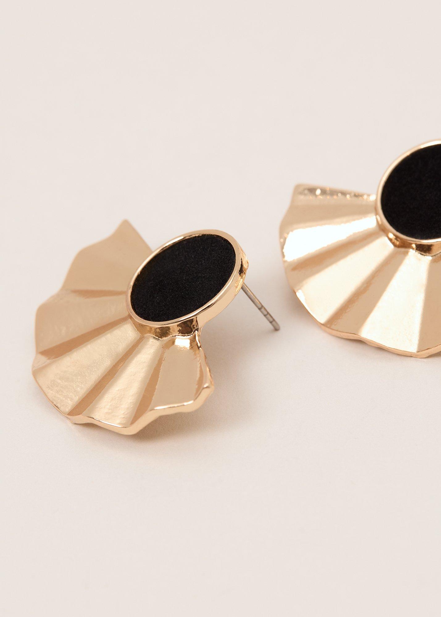Velvet Fan Earrings