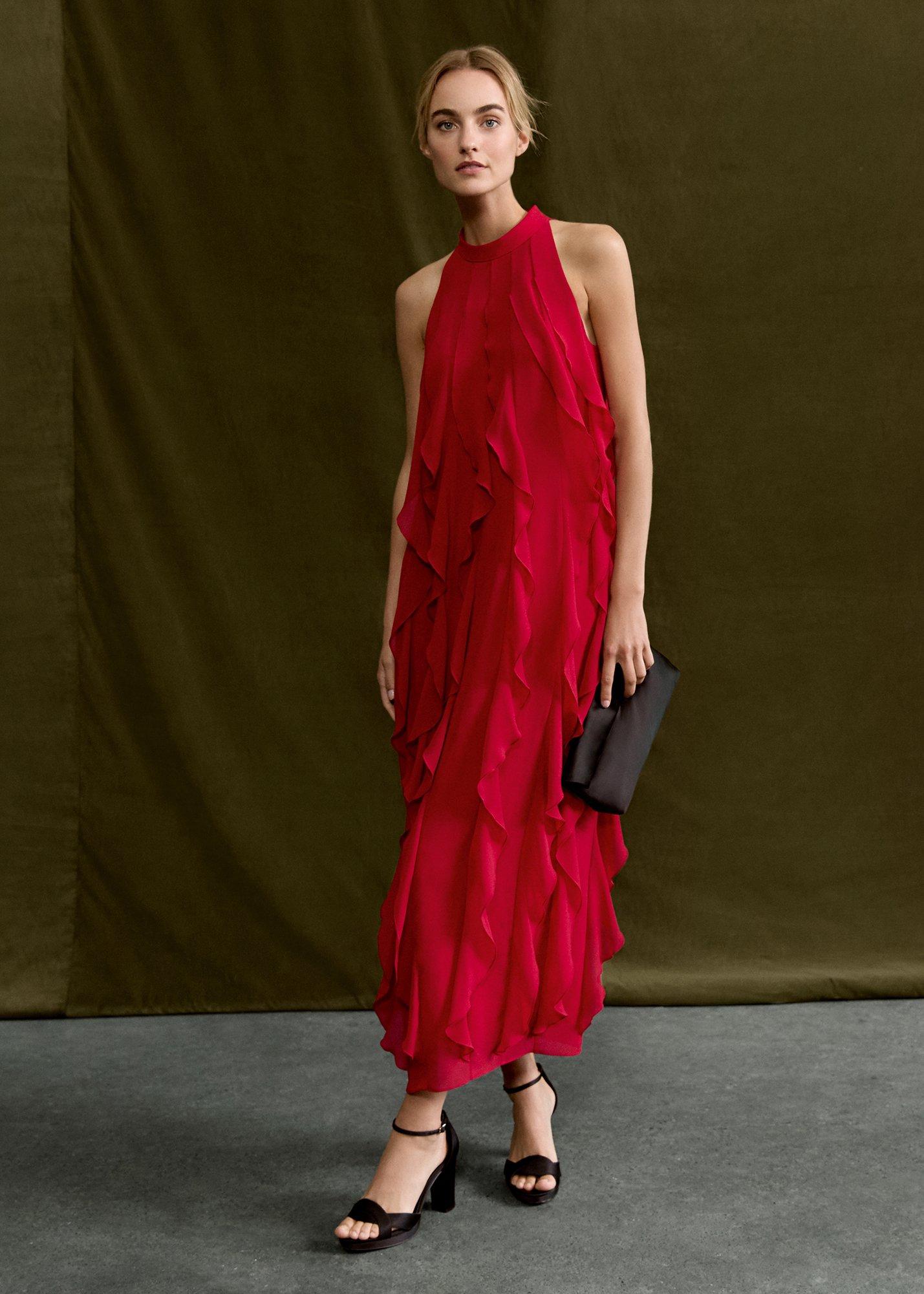 Helena Red Maxi Dress