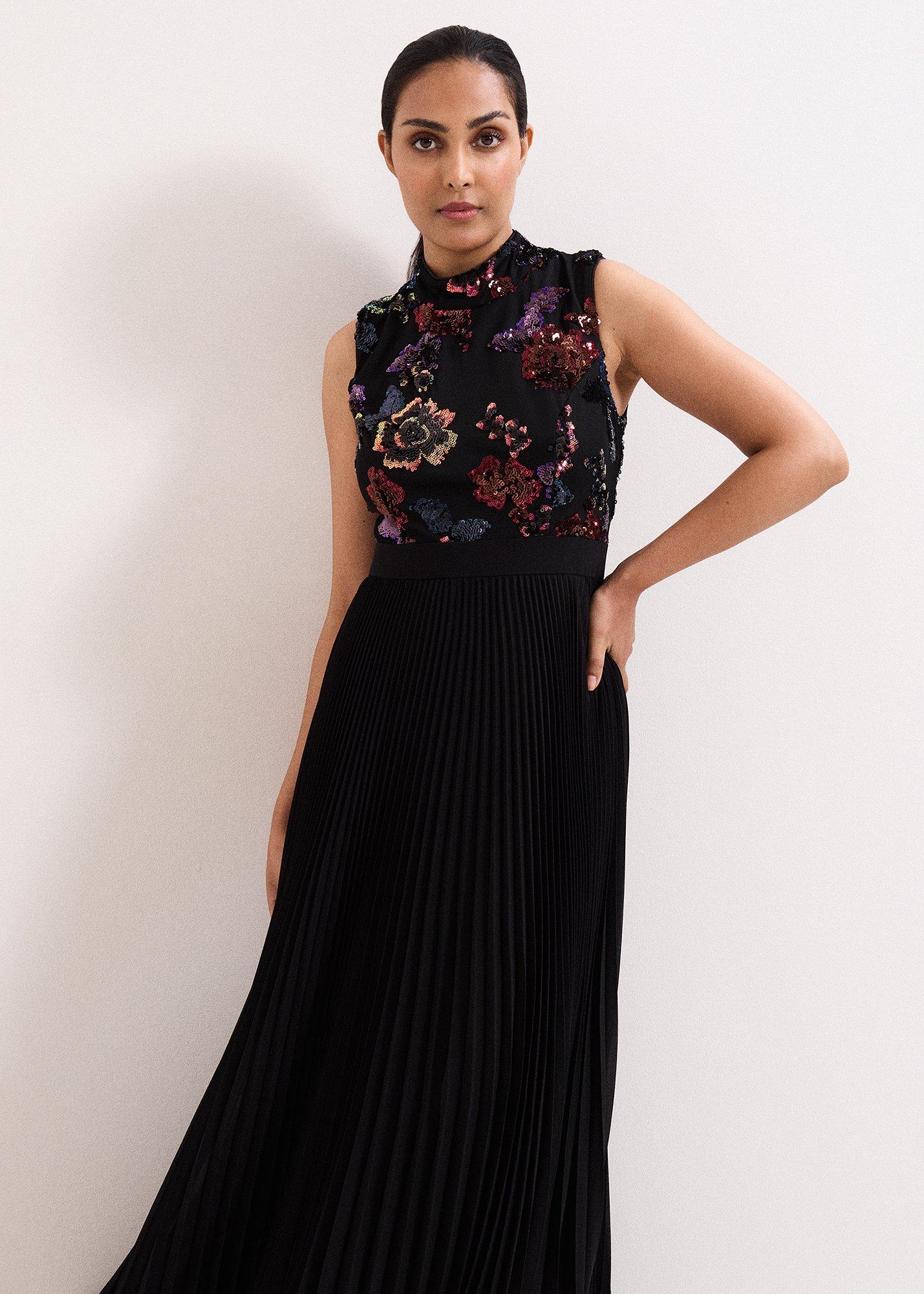 ${product-id}-Petite Lela Dress-Black-${view-type}