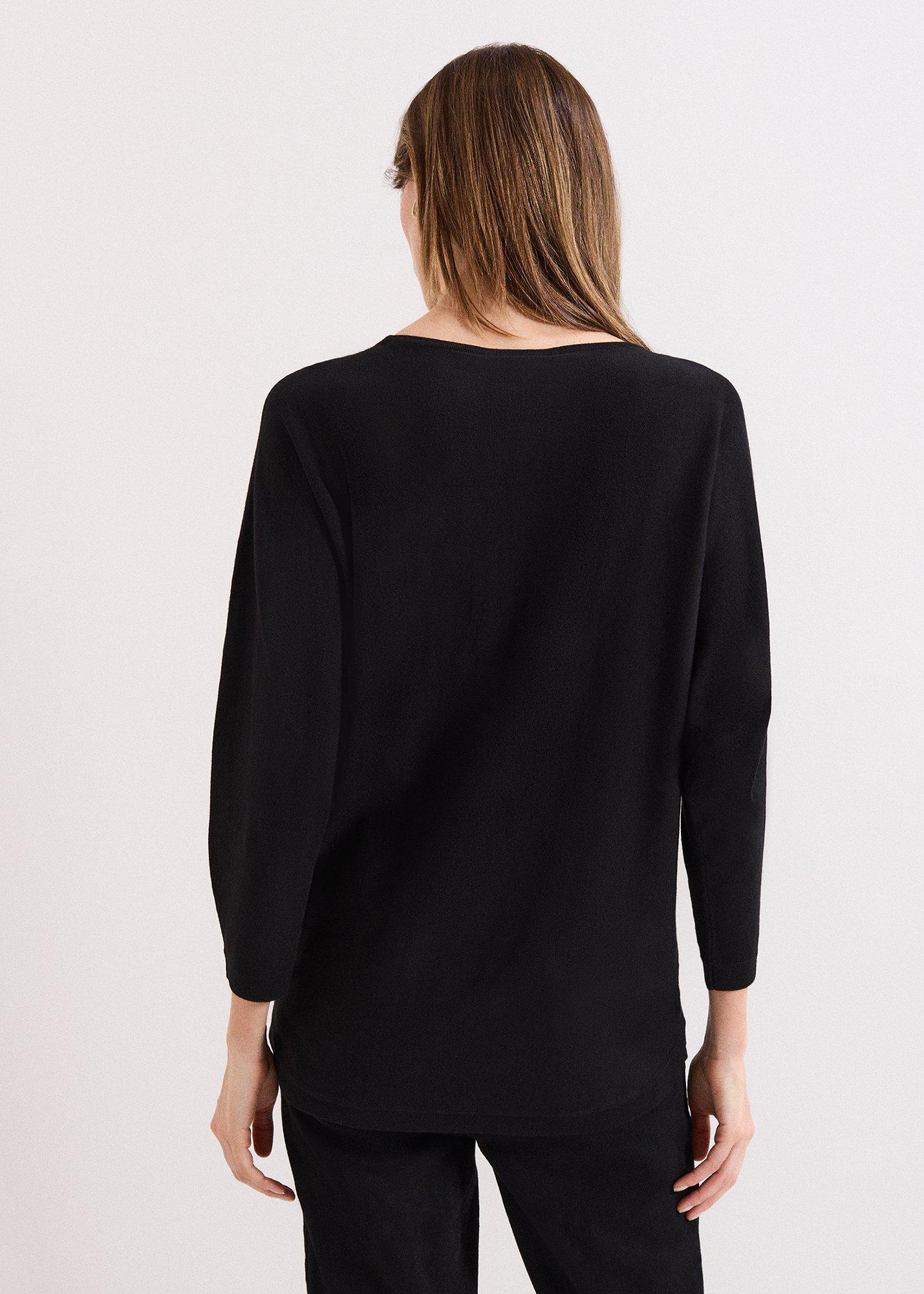 Cristine Batwing Longline Knitted Jumper
